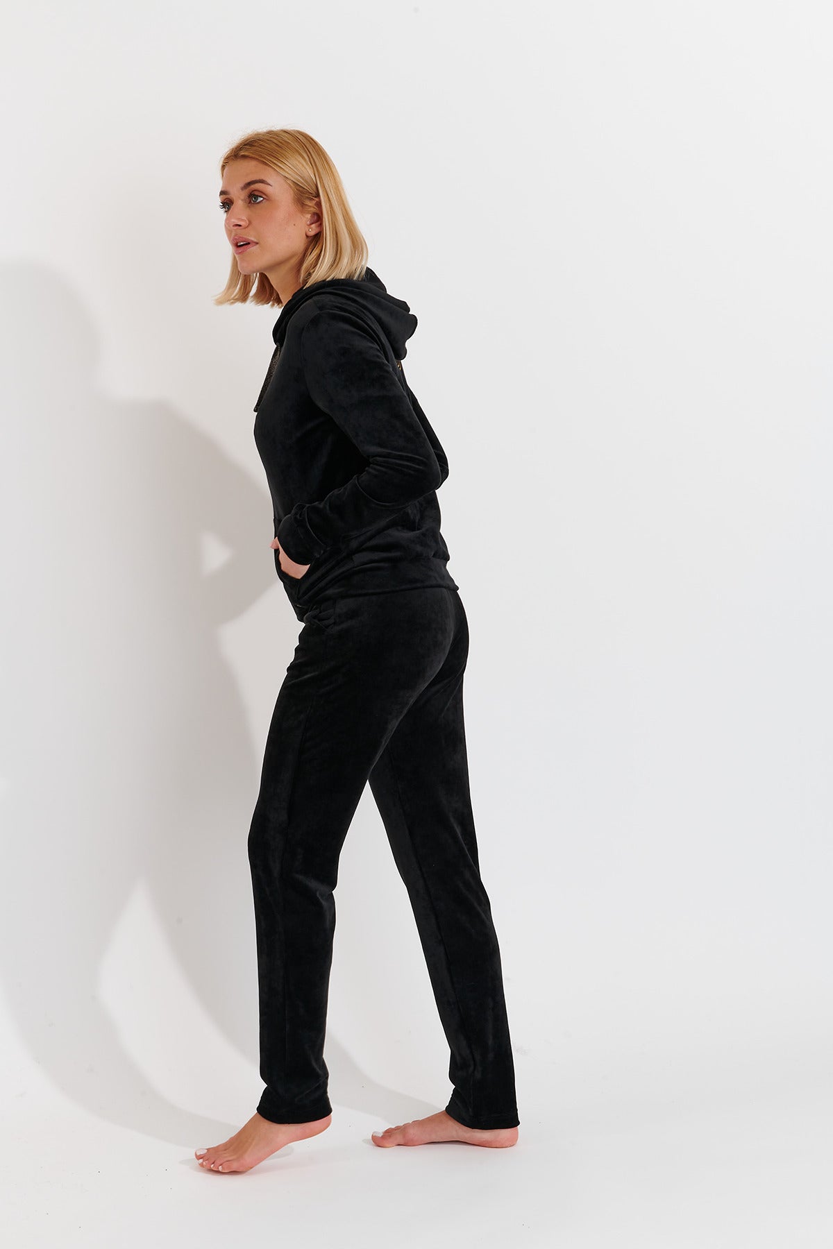 KEENAN-SEALAKE Pantalon de jogging en Noir Banana Moon   