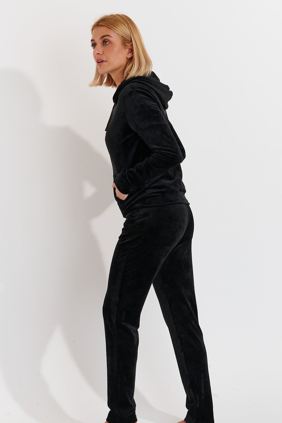 KEENAN-SEALAKE Pantalon de jogging en Noir Banana Moon   