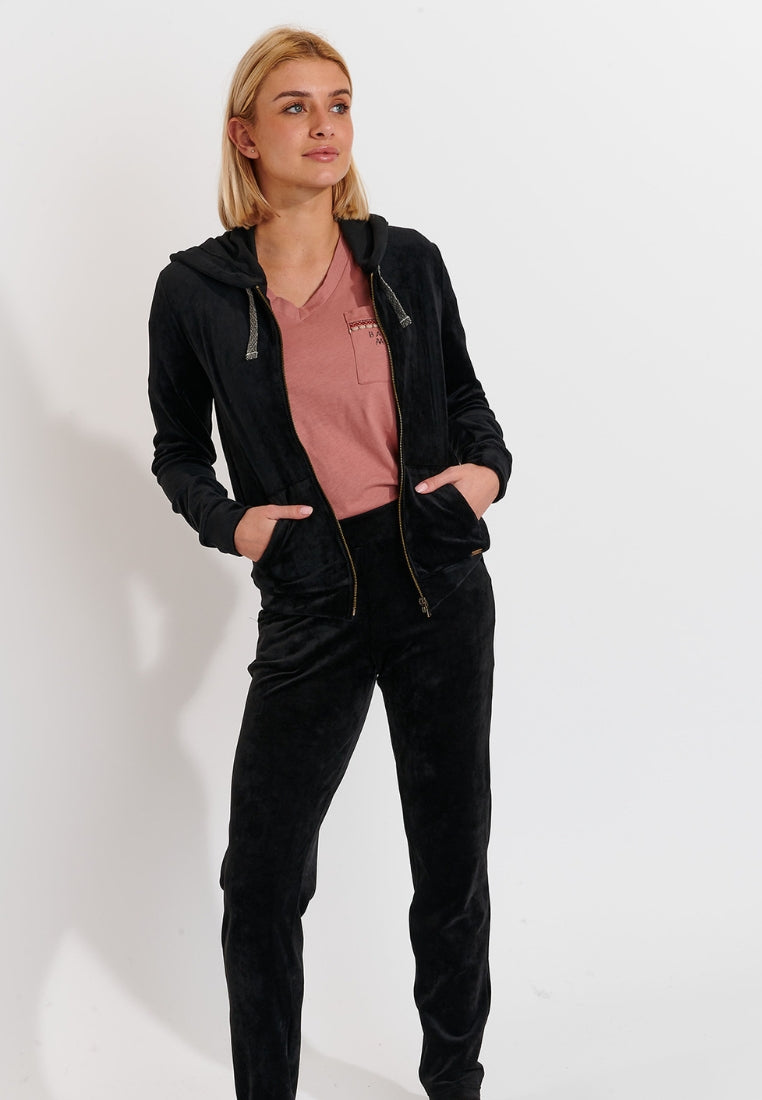 KEENAN-SEALAKE Pantalon de jogging en Noir Banana Moon