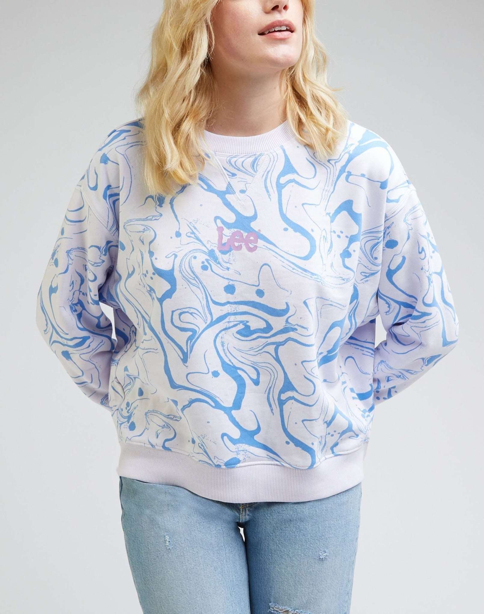 Sweat-shirt croisé dans Gardenia Sweatshirts Lee   