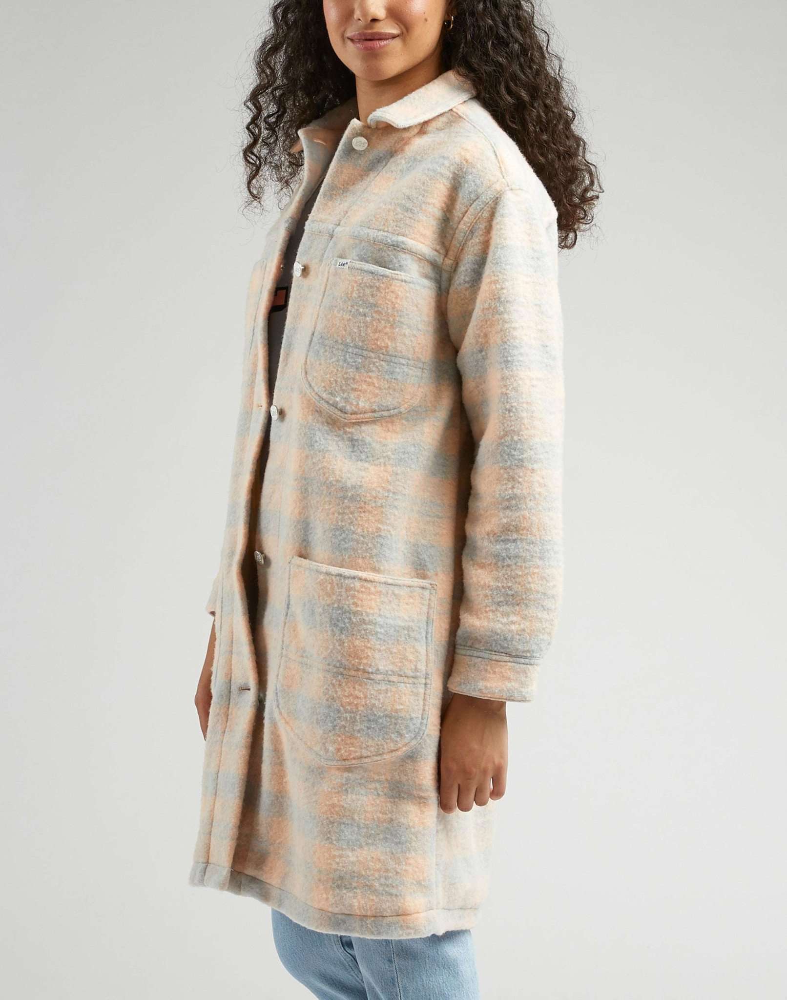 Elongated Chore Coat à Peach Buzz Vestes Lee   