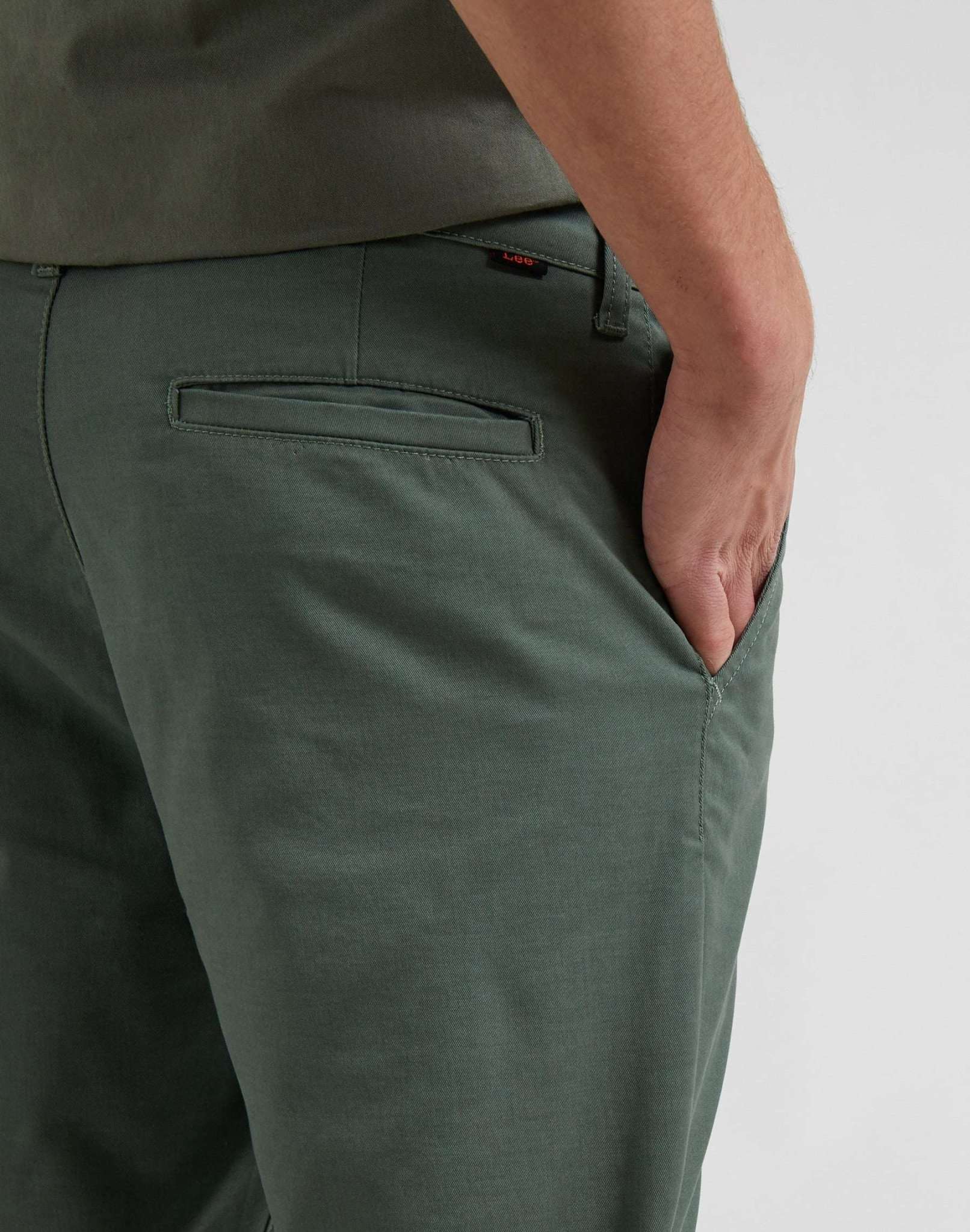 Regular Chino en pantalon Fort Green Lee   