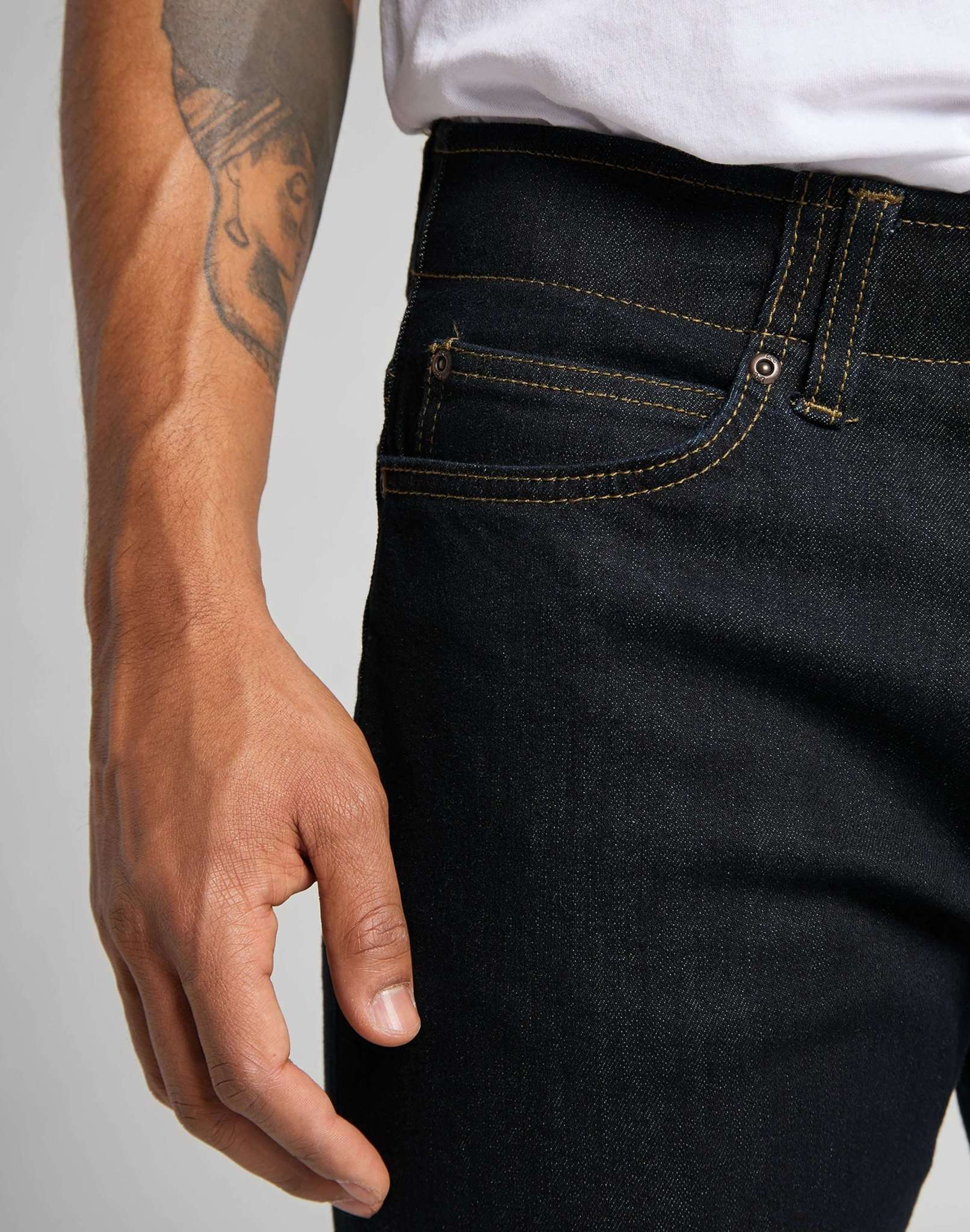 Slim Fit MVP en jeans rincés Lee   