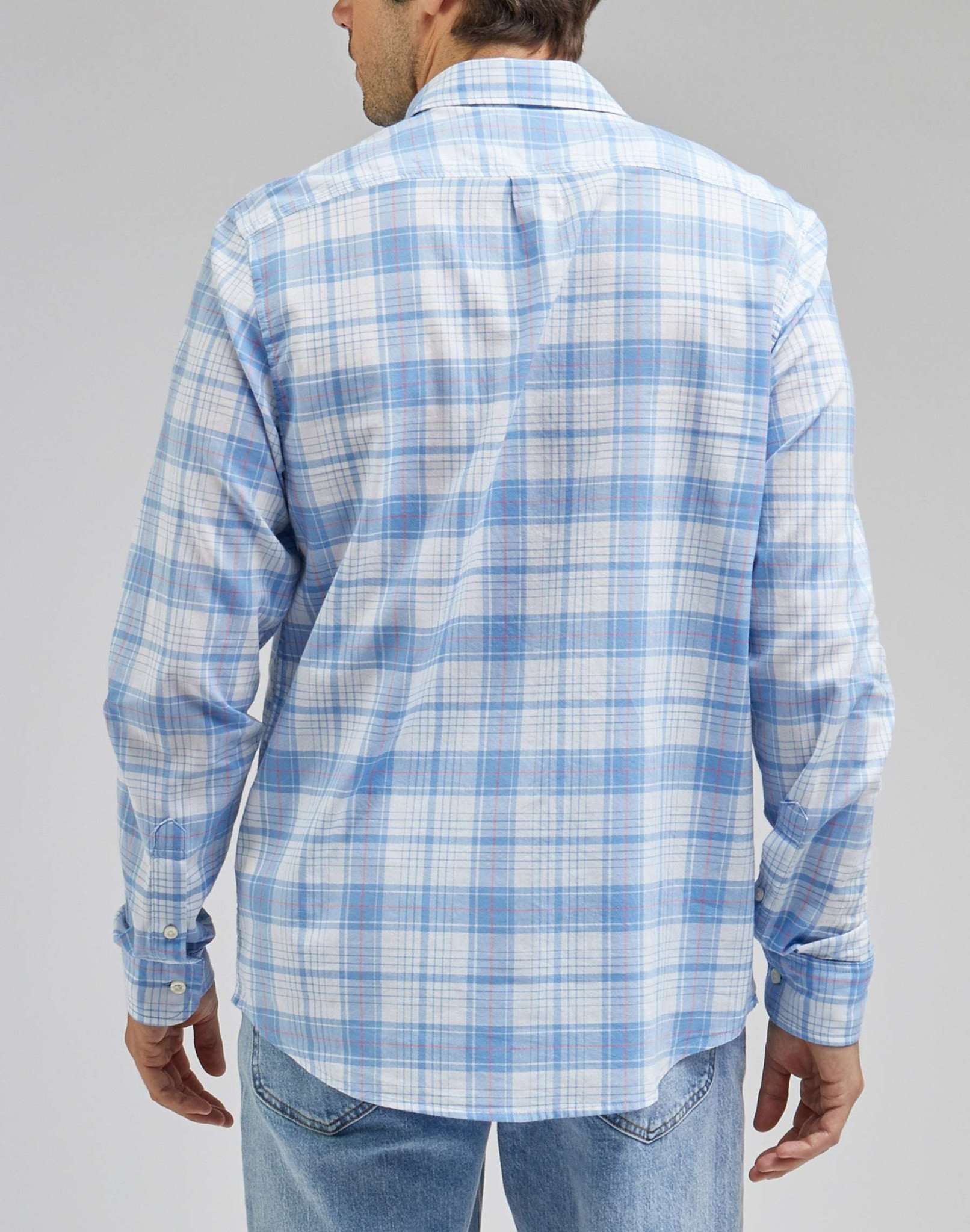 Button Down Shirt in Prep Blue Chemises Lee   