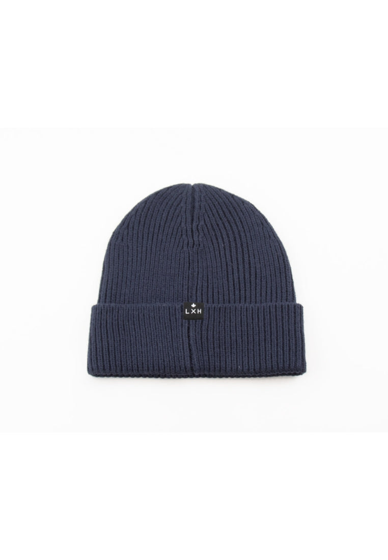 Bonnet Maille Épaisse à Navy Bonnets LXH   