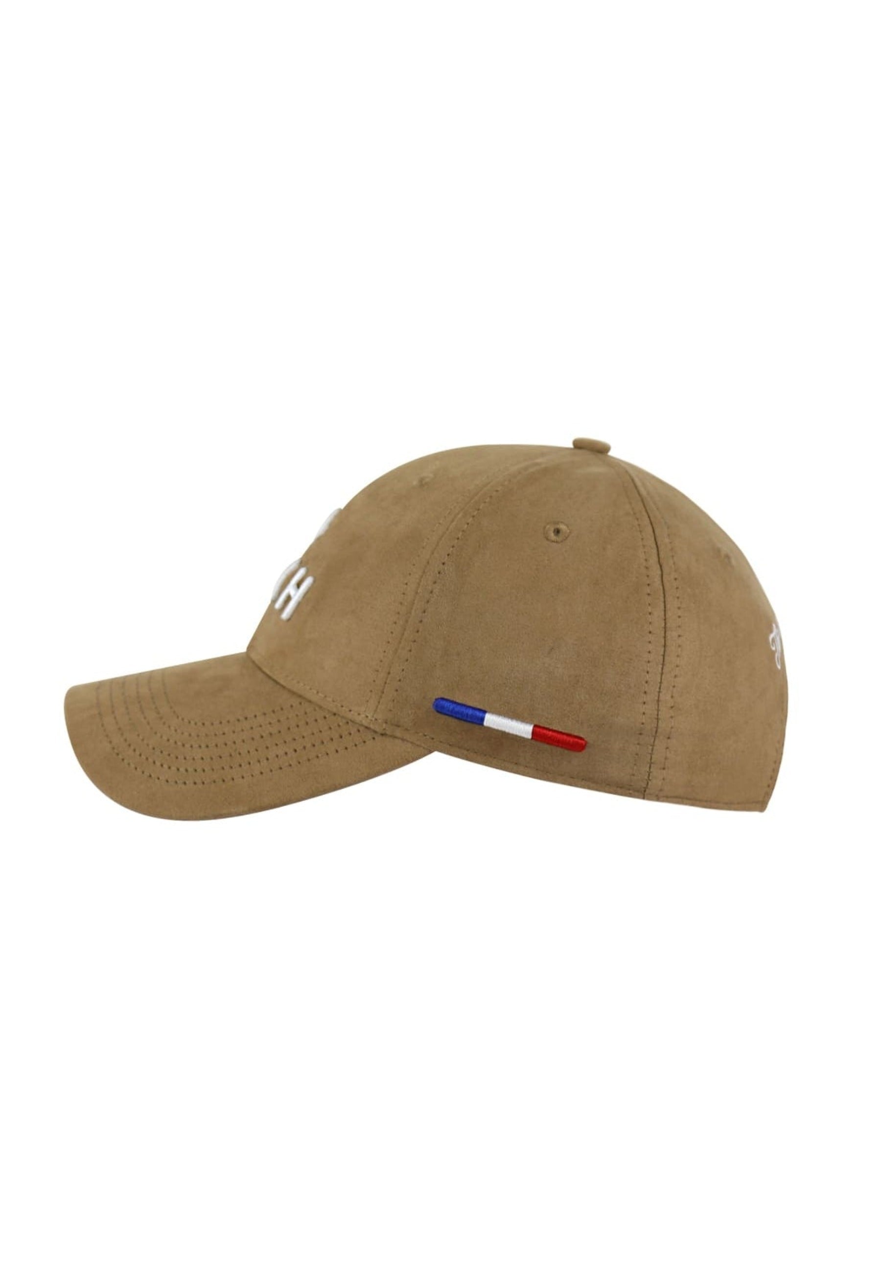 Casquette Suédine - Genève en casquettes camel LXH   