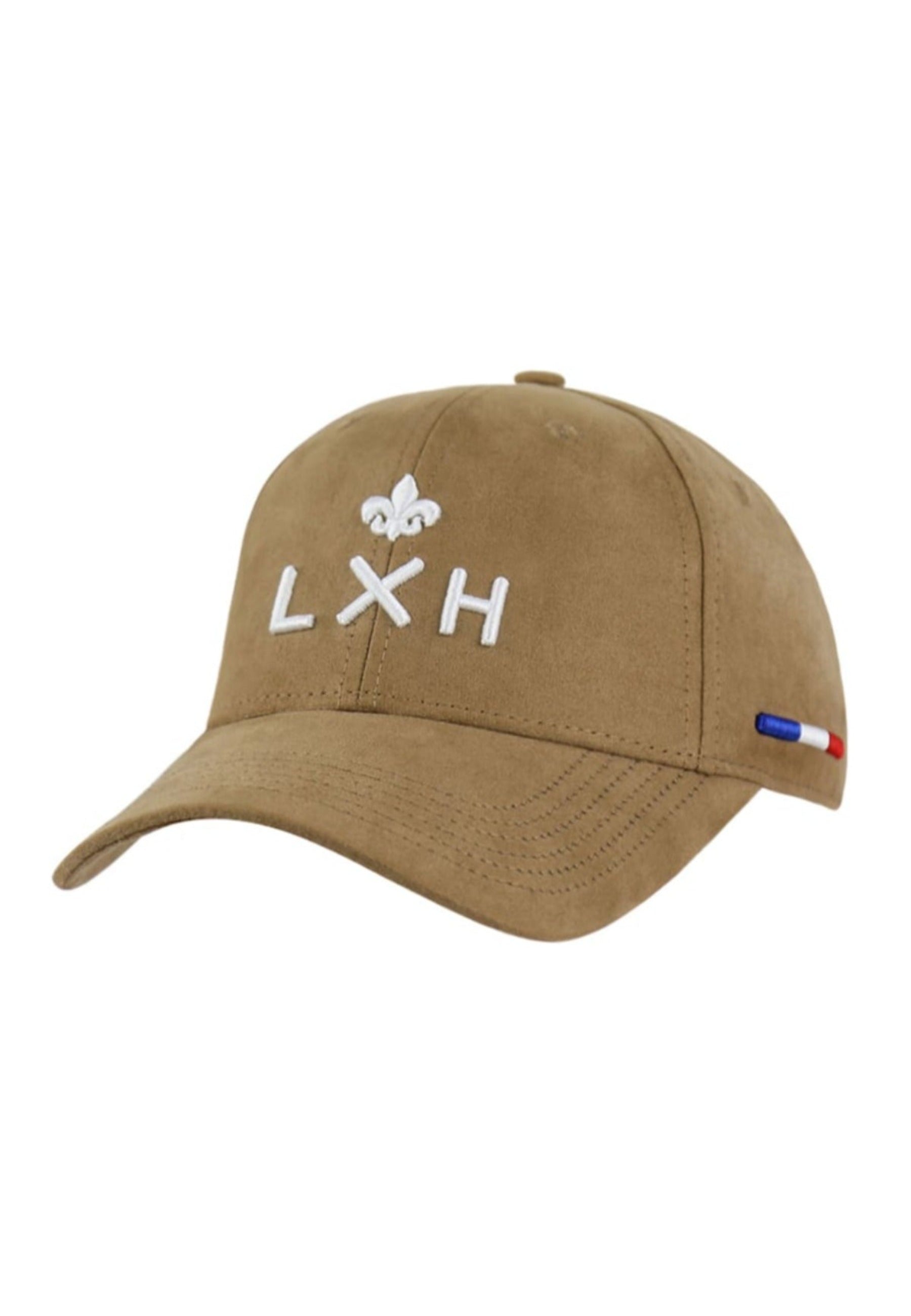 Casquette Suédine - Genève en casquettes camel LXH   