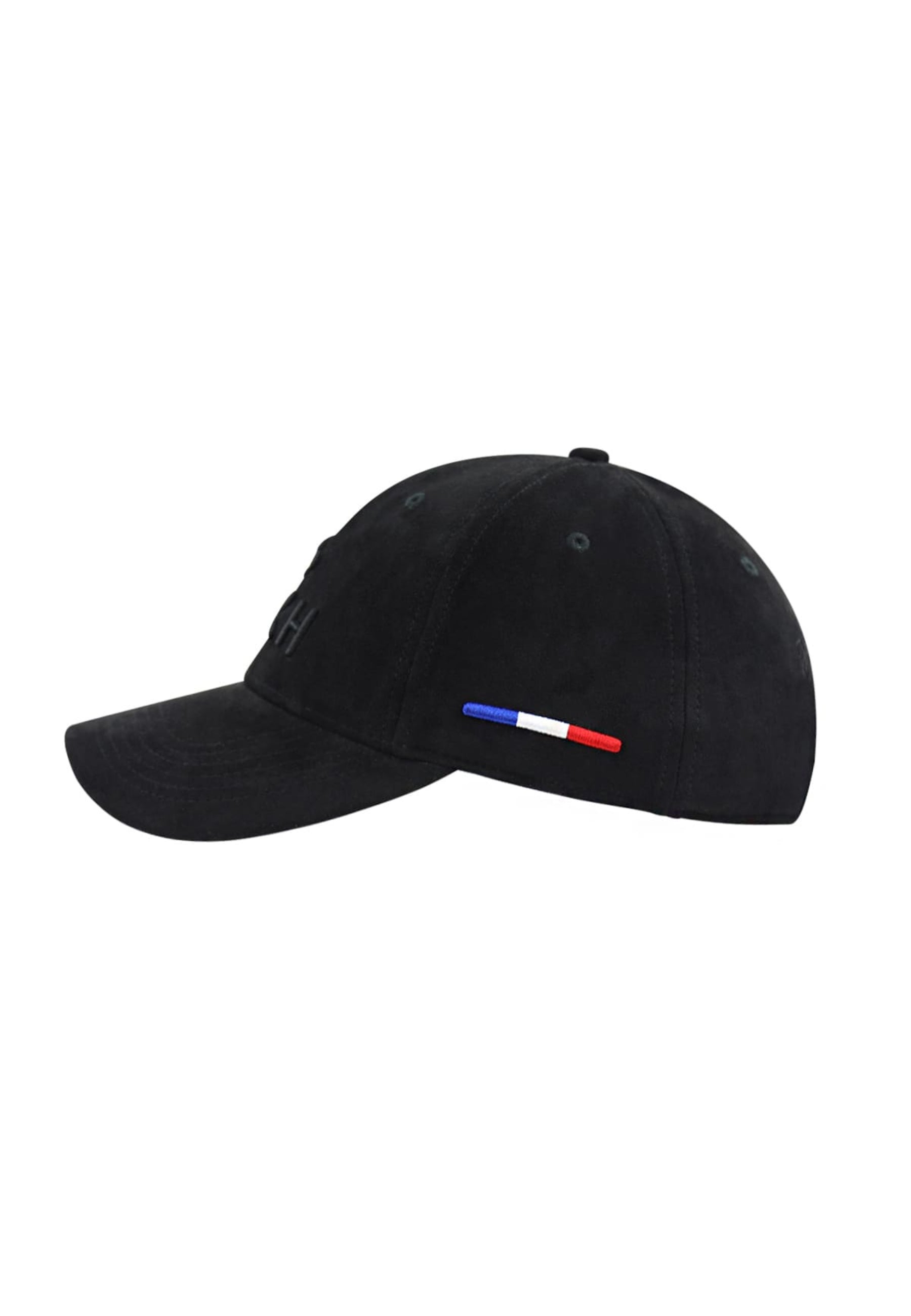 Casquette Suédine en Noir Caps LXH   