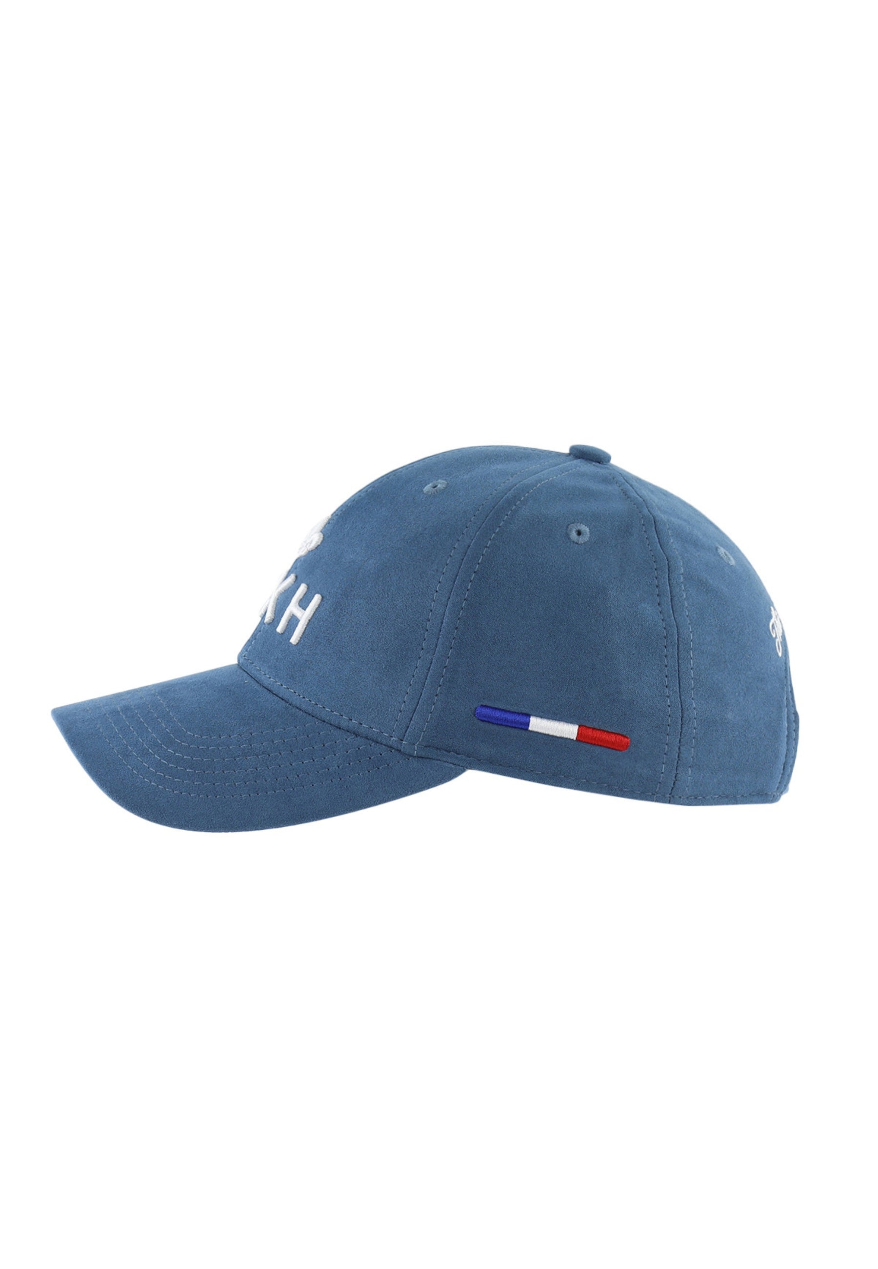 Casquette Suédine en Bleu Canard Caps LXH   