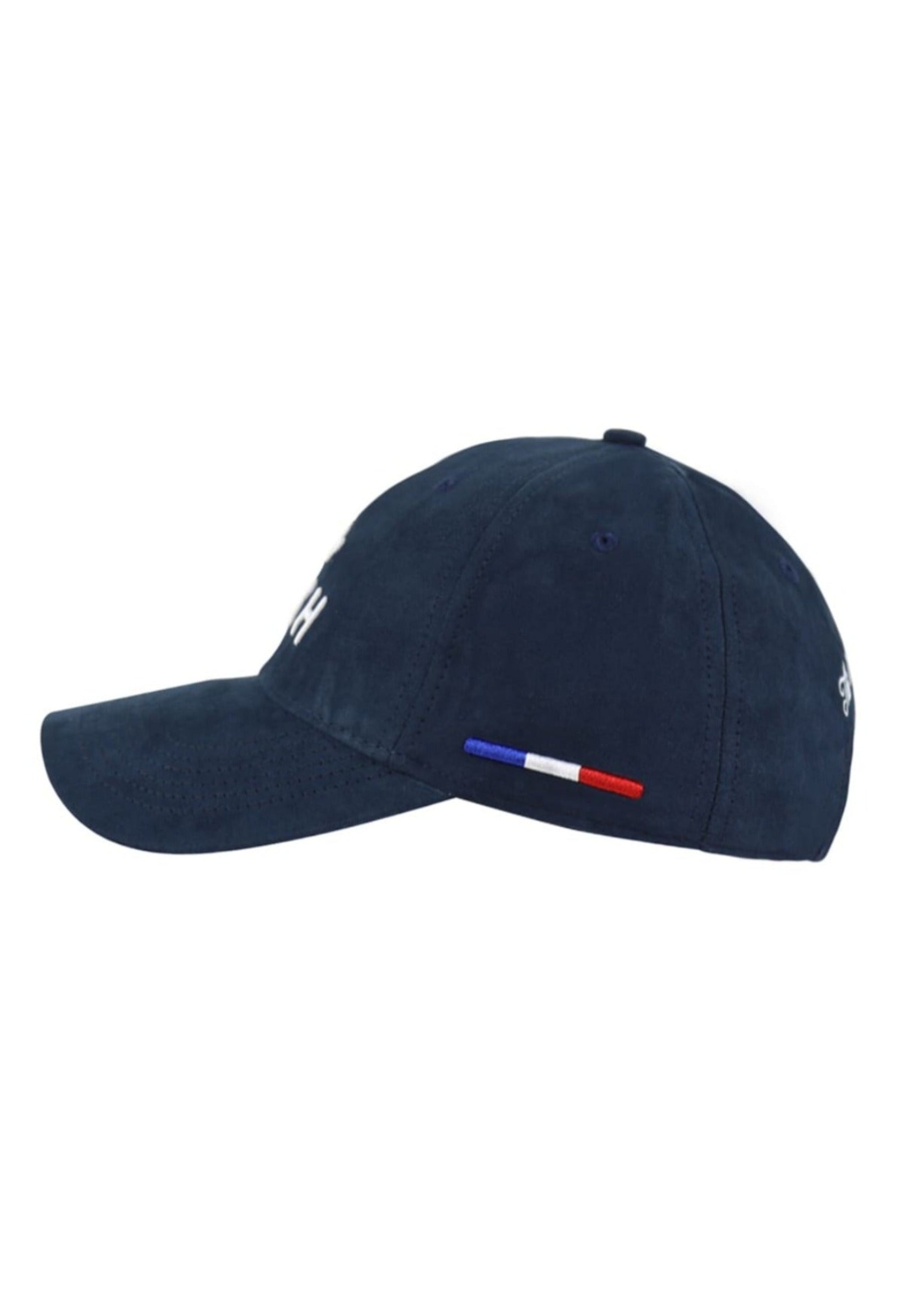 Casquette Suédine - Genève en Bleu Marine Caps LXH   