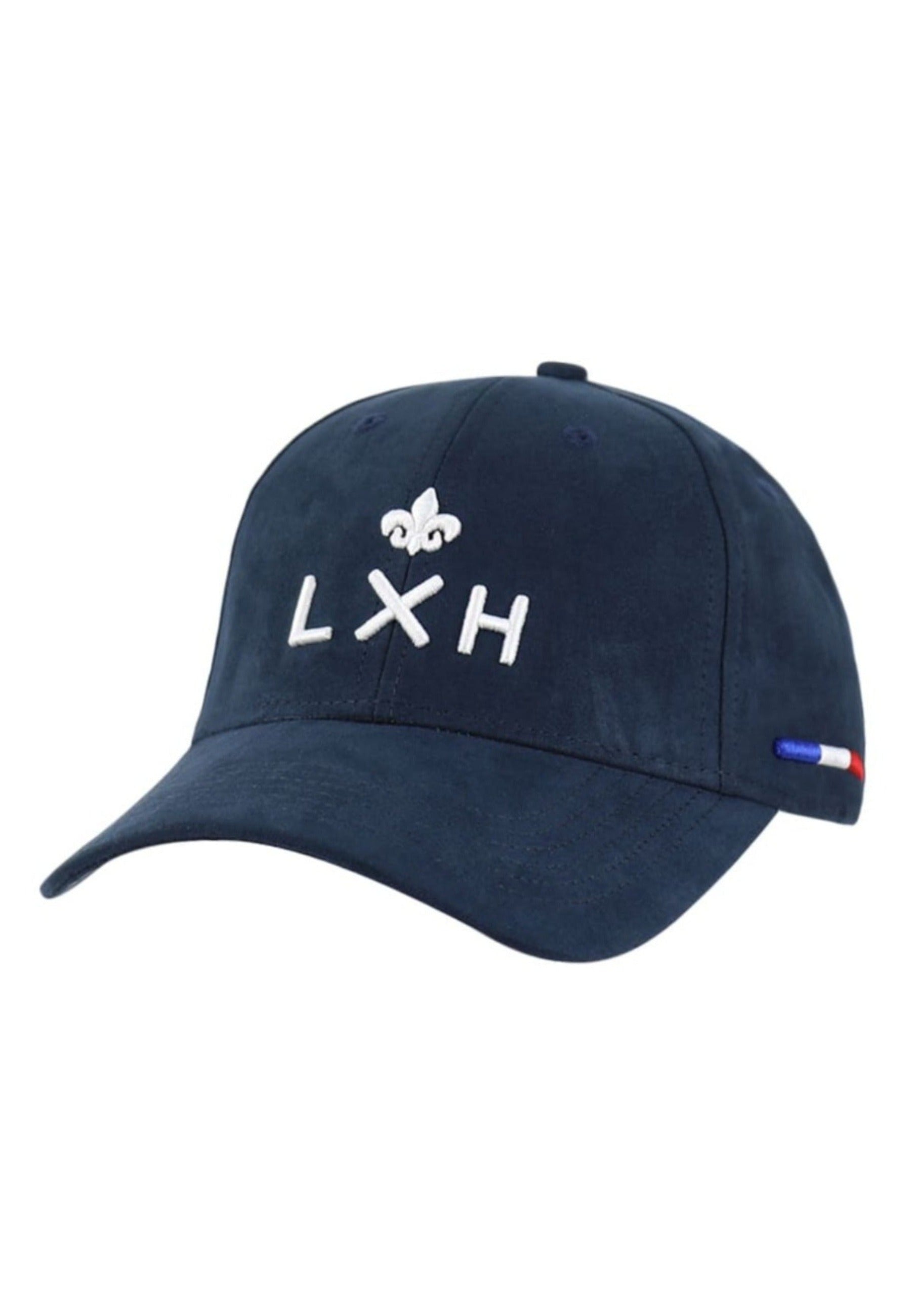 Casquette Suédine - Genève en Bleu Marine Caps LXH   