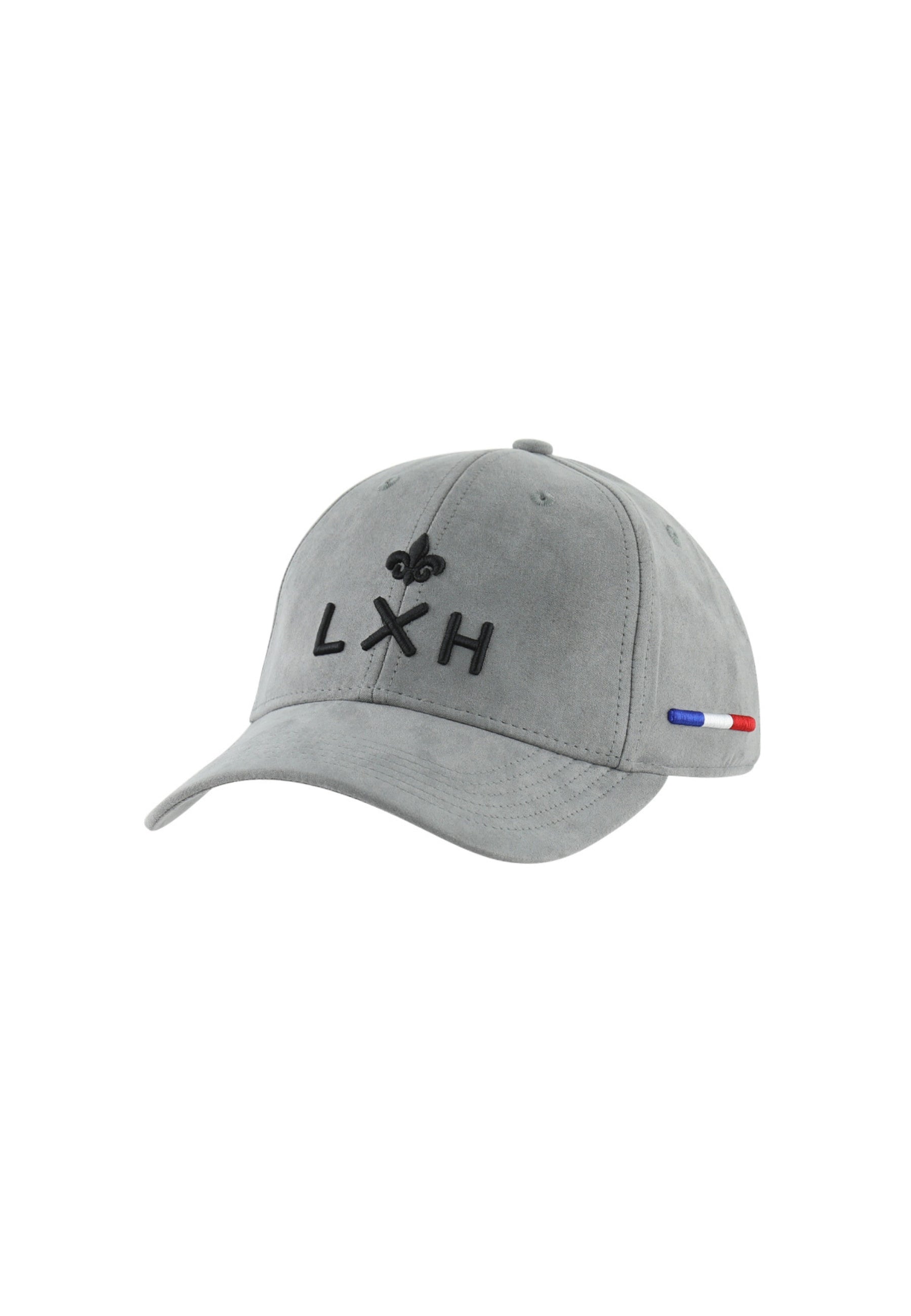 Casquette Suédine en Gris Caps LXH   