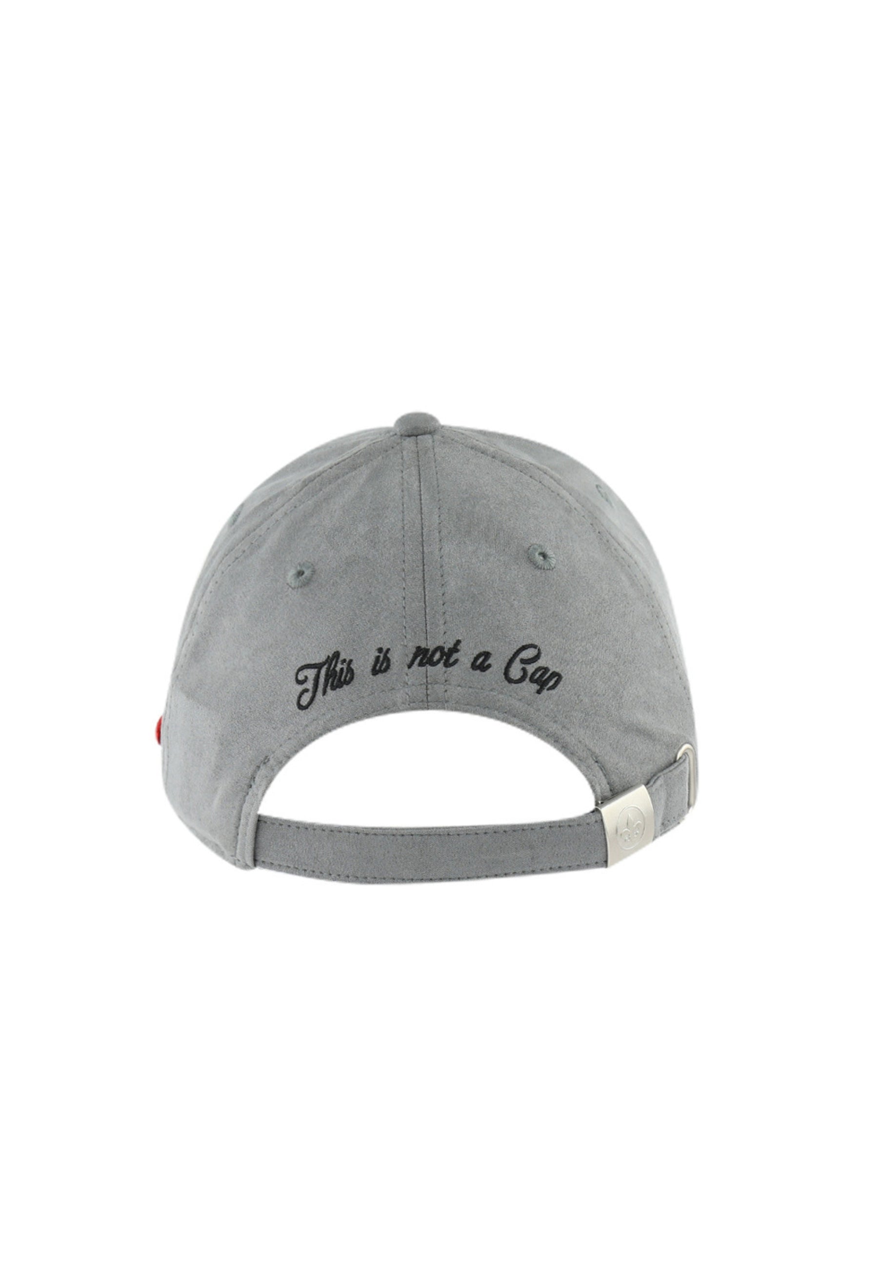 Casquette Suédine en Gris Caps LXH   