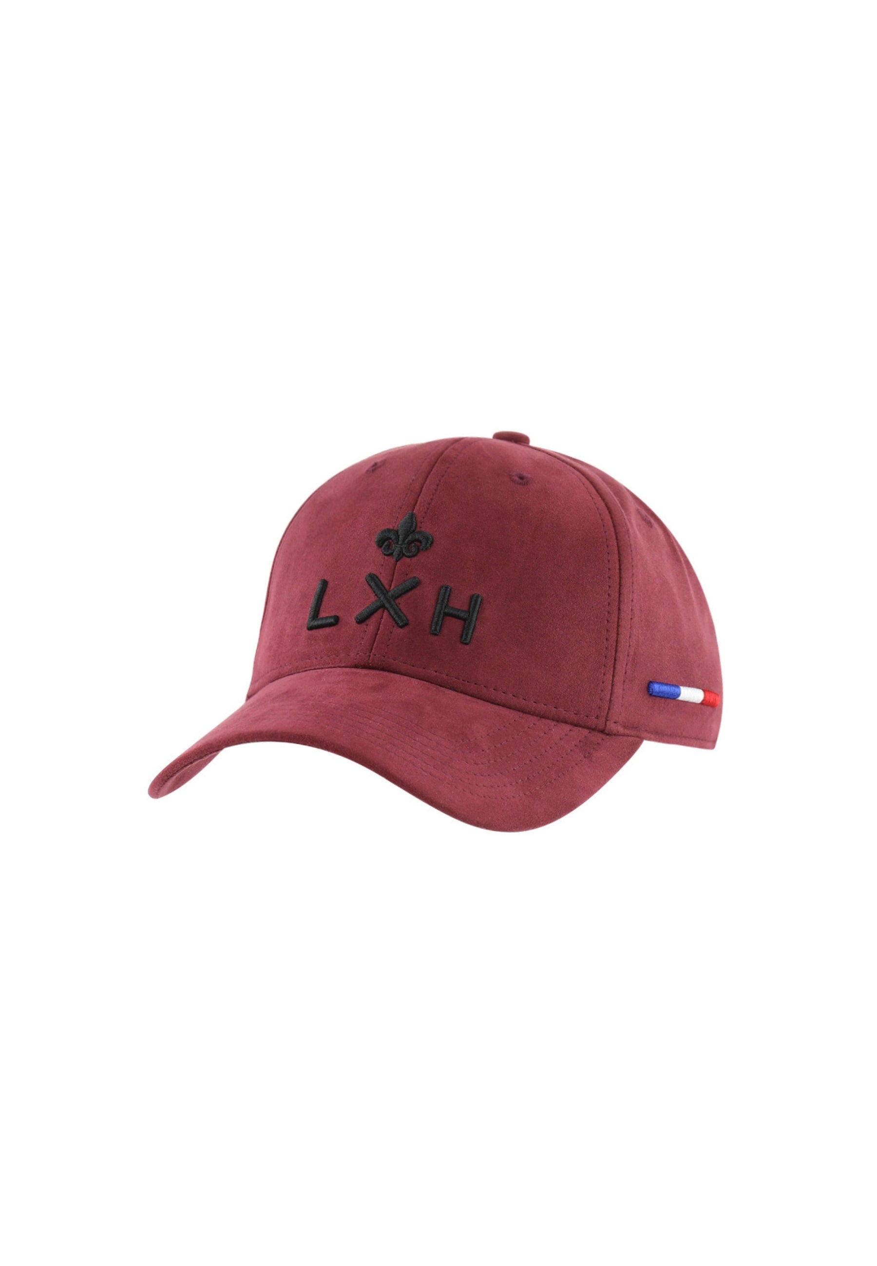 Casquette Suédine en Lie de vin Caps LXH   