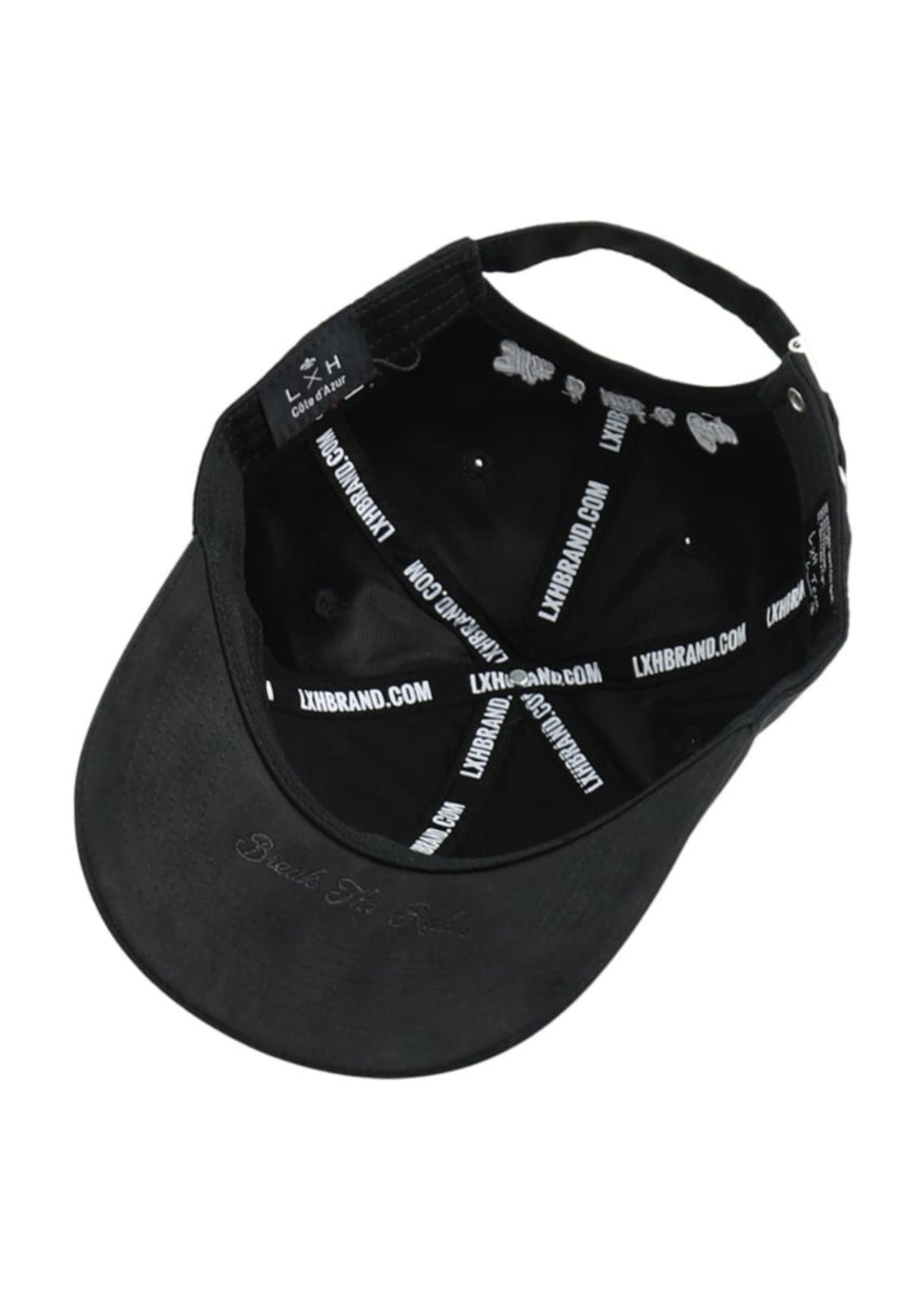 Casquette Suédine - Genève en Noir Caps LXH   