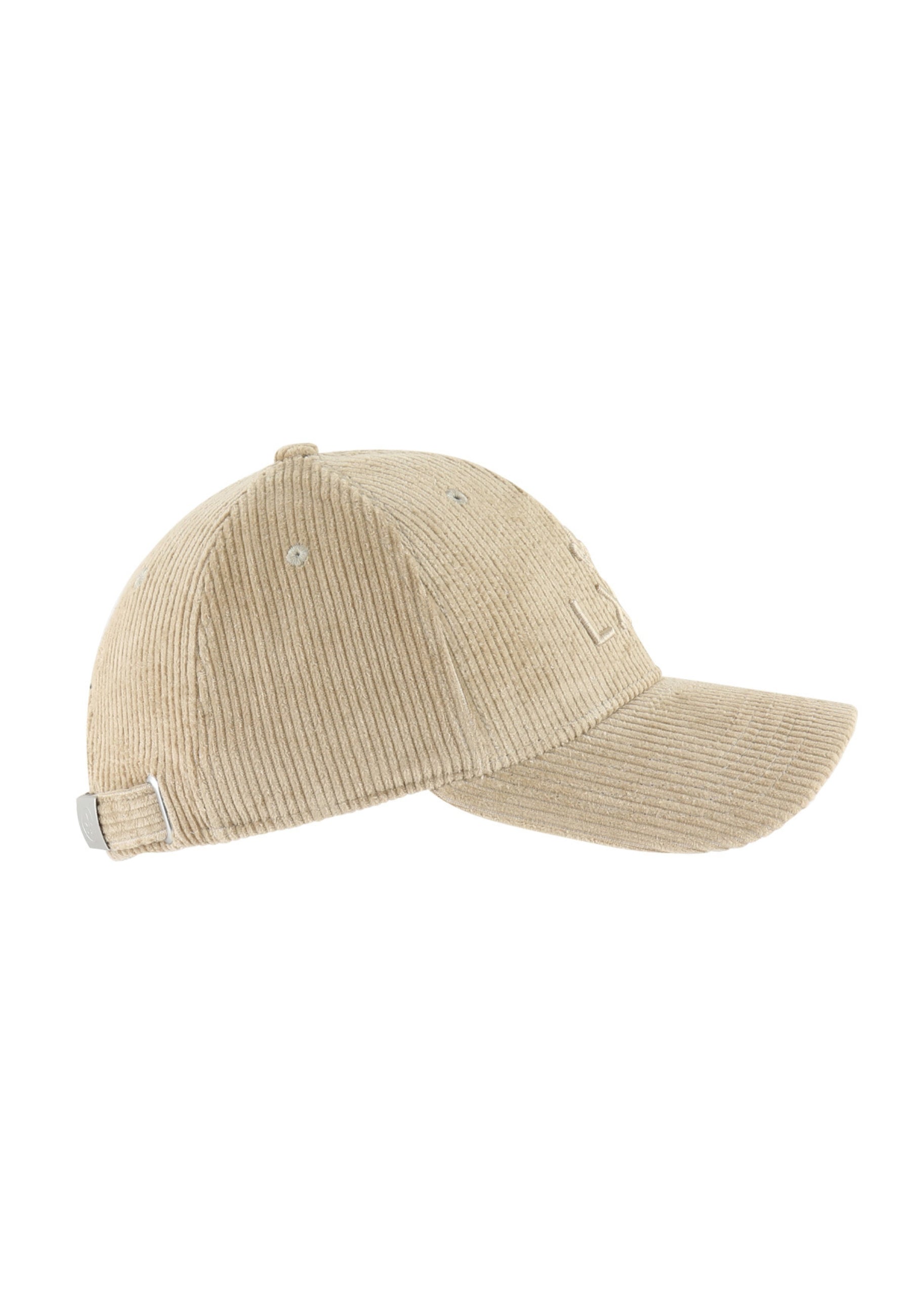 Casquette Velours Côtelé en Beige Foncé Caps LXH   