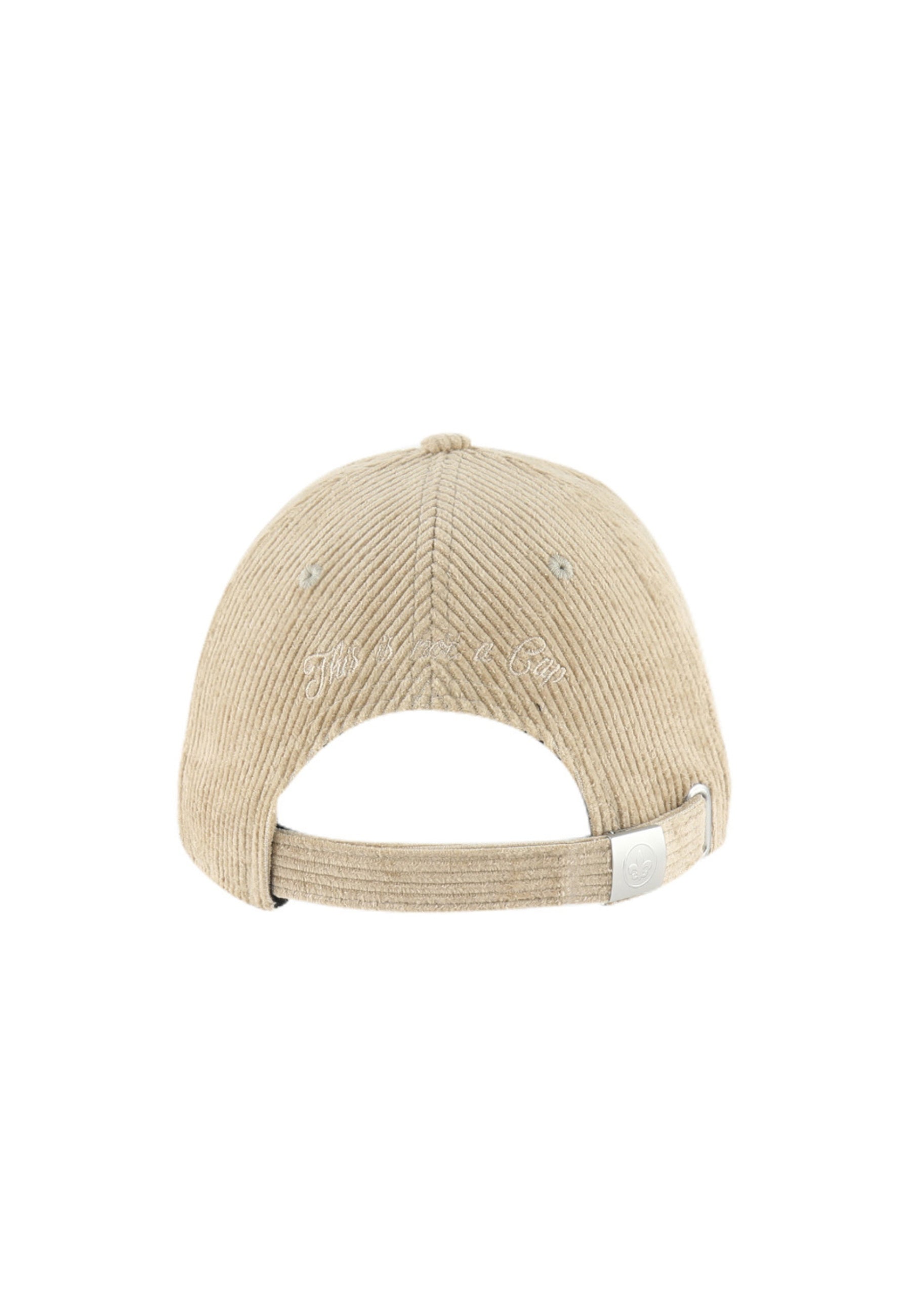 Casquette Velours Côtelé en Beige Foncé Caps LXH   