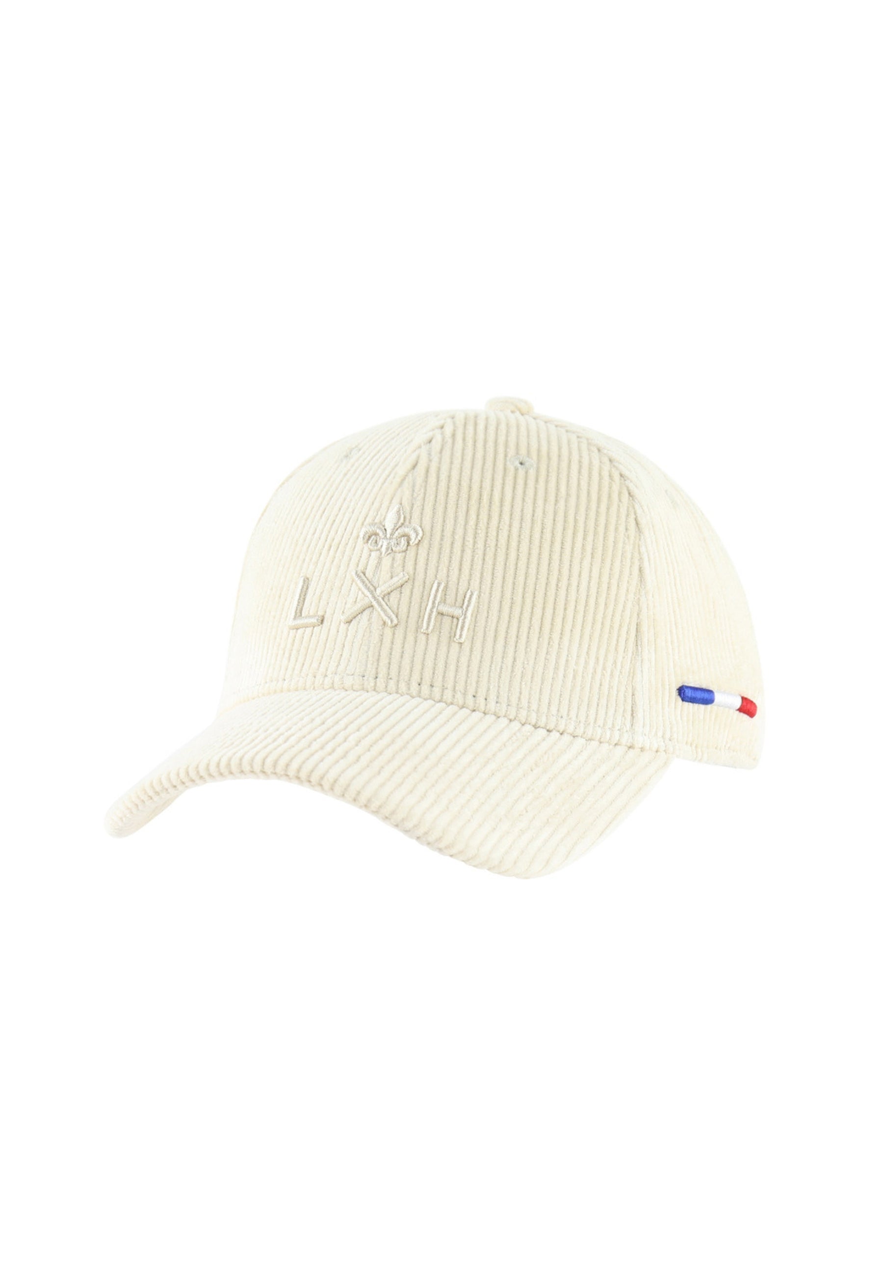 Casquette Velours Côtelé en Ivoire Caps LXH   