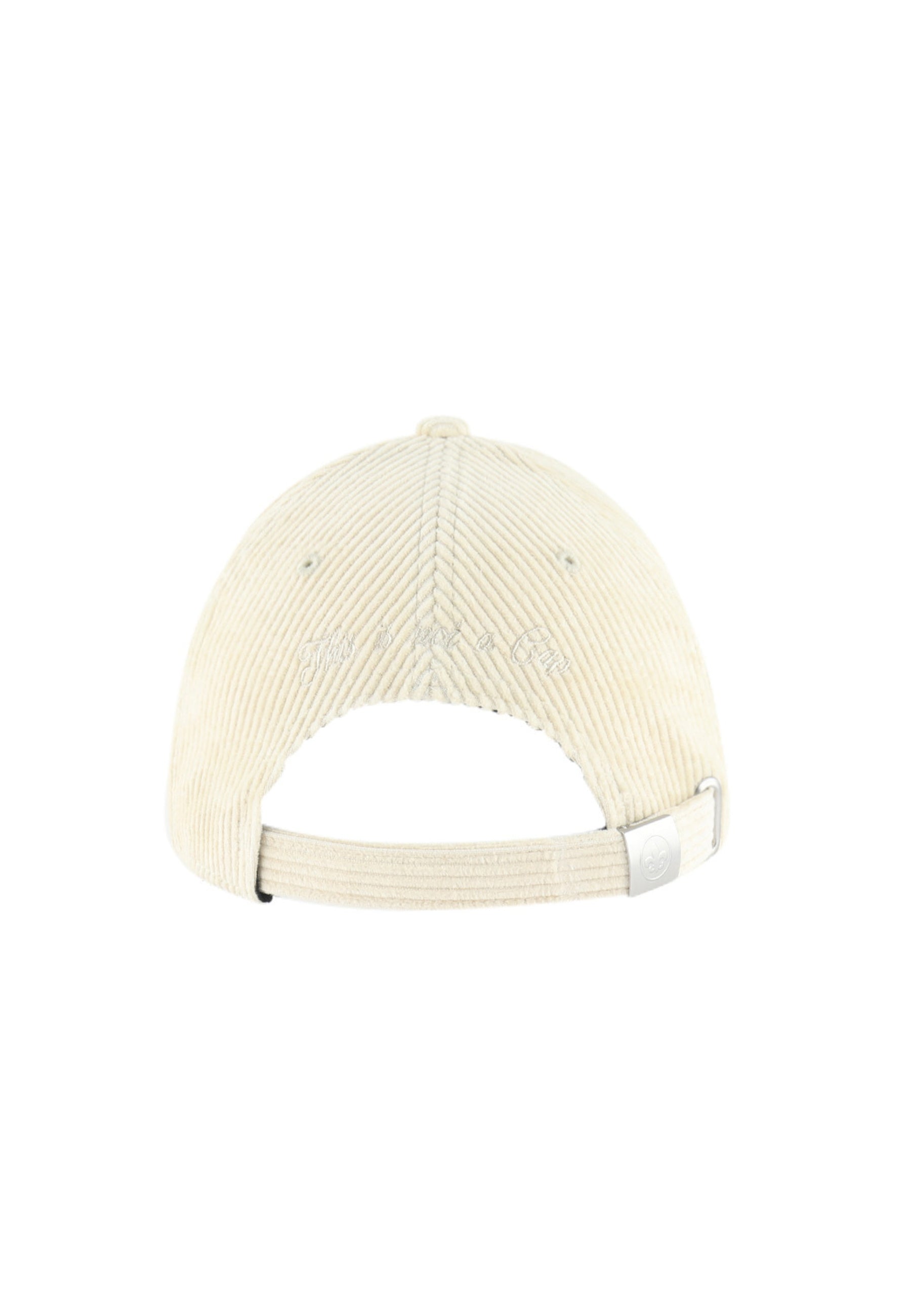 Casquette Velours Côtelé en Ivoire Caps LXH   