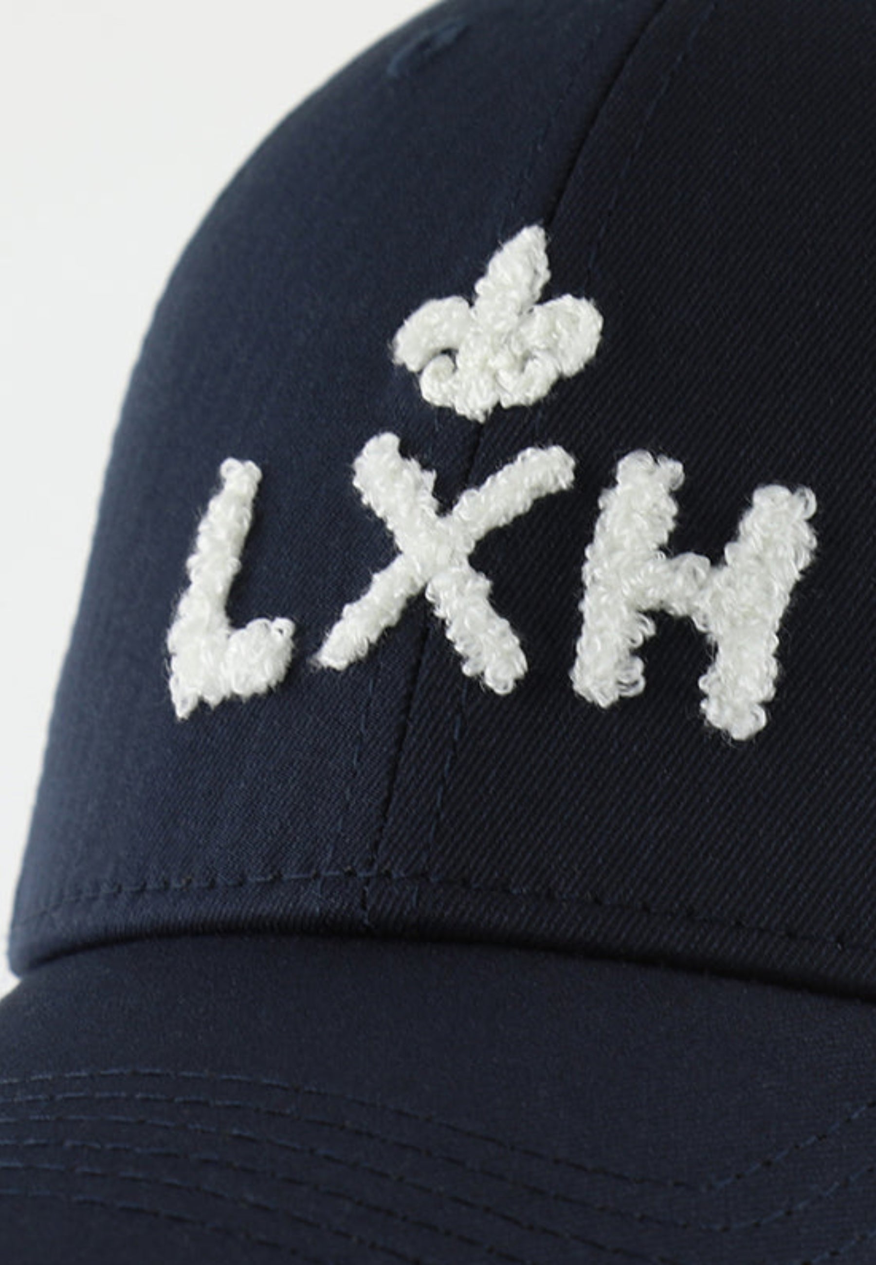 Casquette Coton - Logo en Bleu Marine Caps LXH   