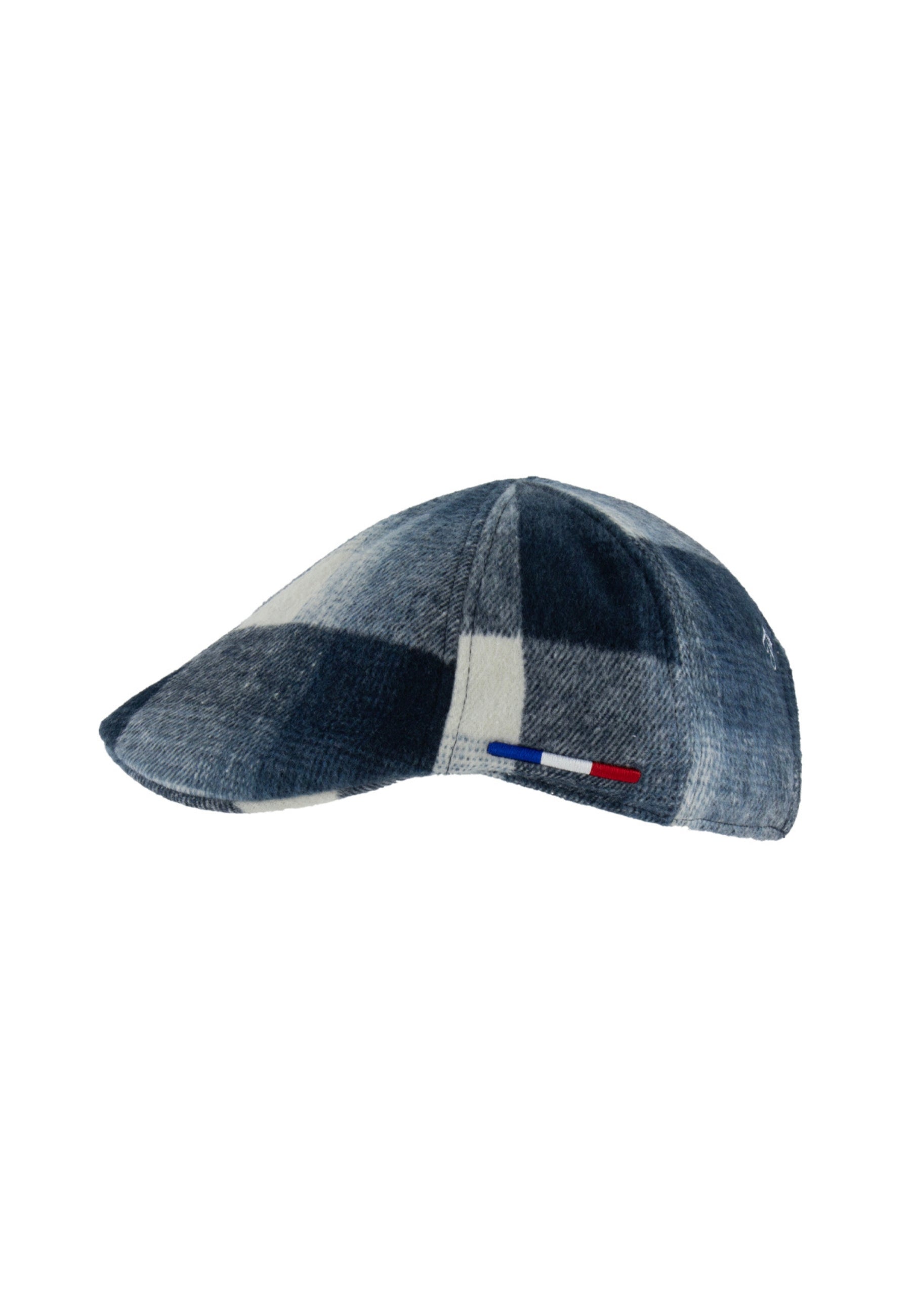 Bérêt Tartan Bicolor en Bleu Bonnets LXH   