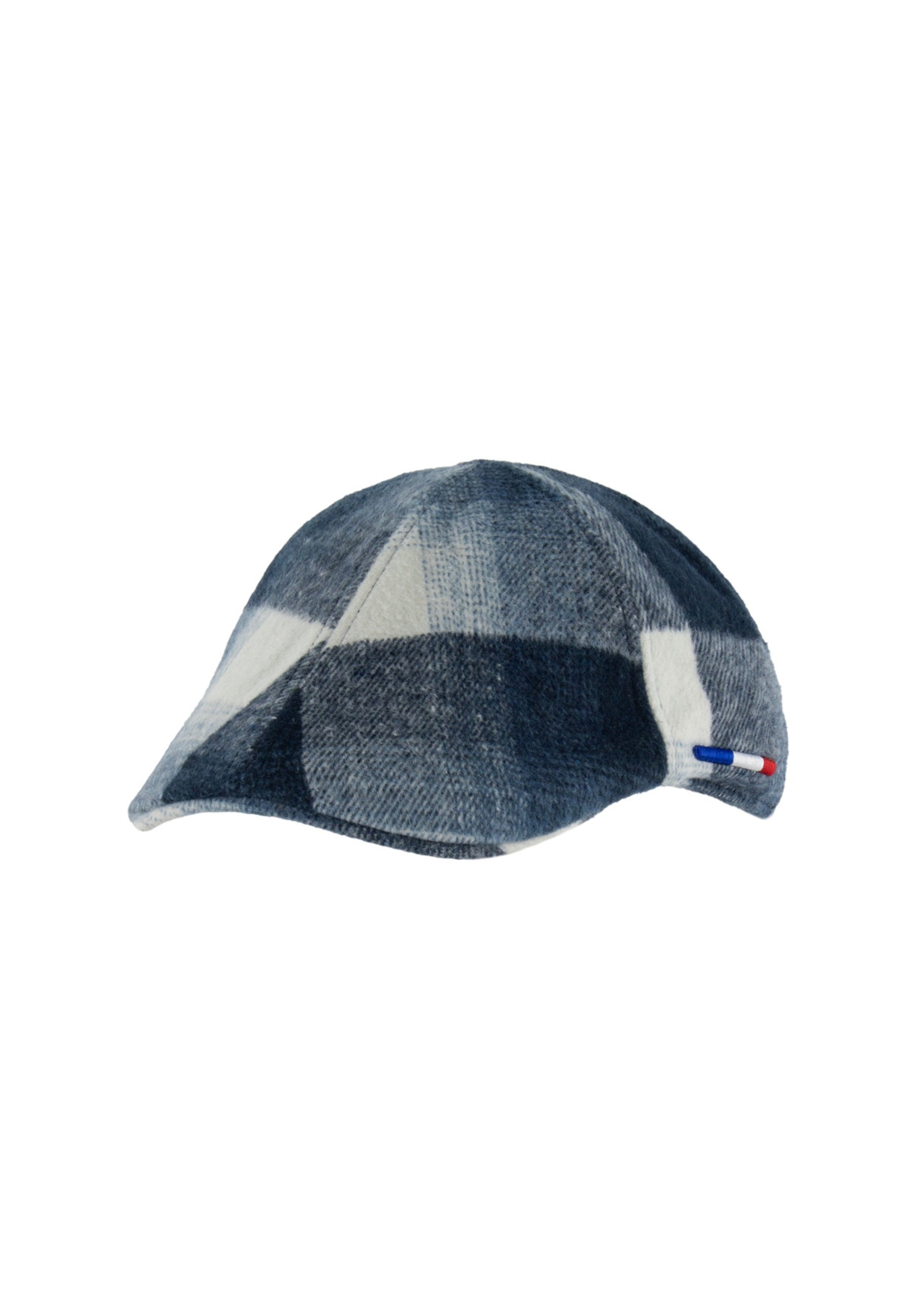 Bérêt Tartan Bicolor en Bleu Bonnets LXH   