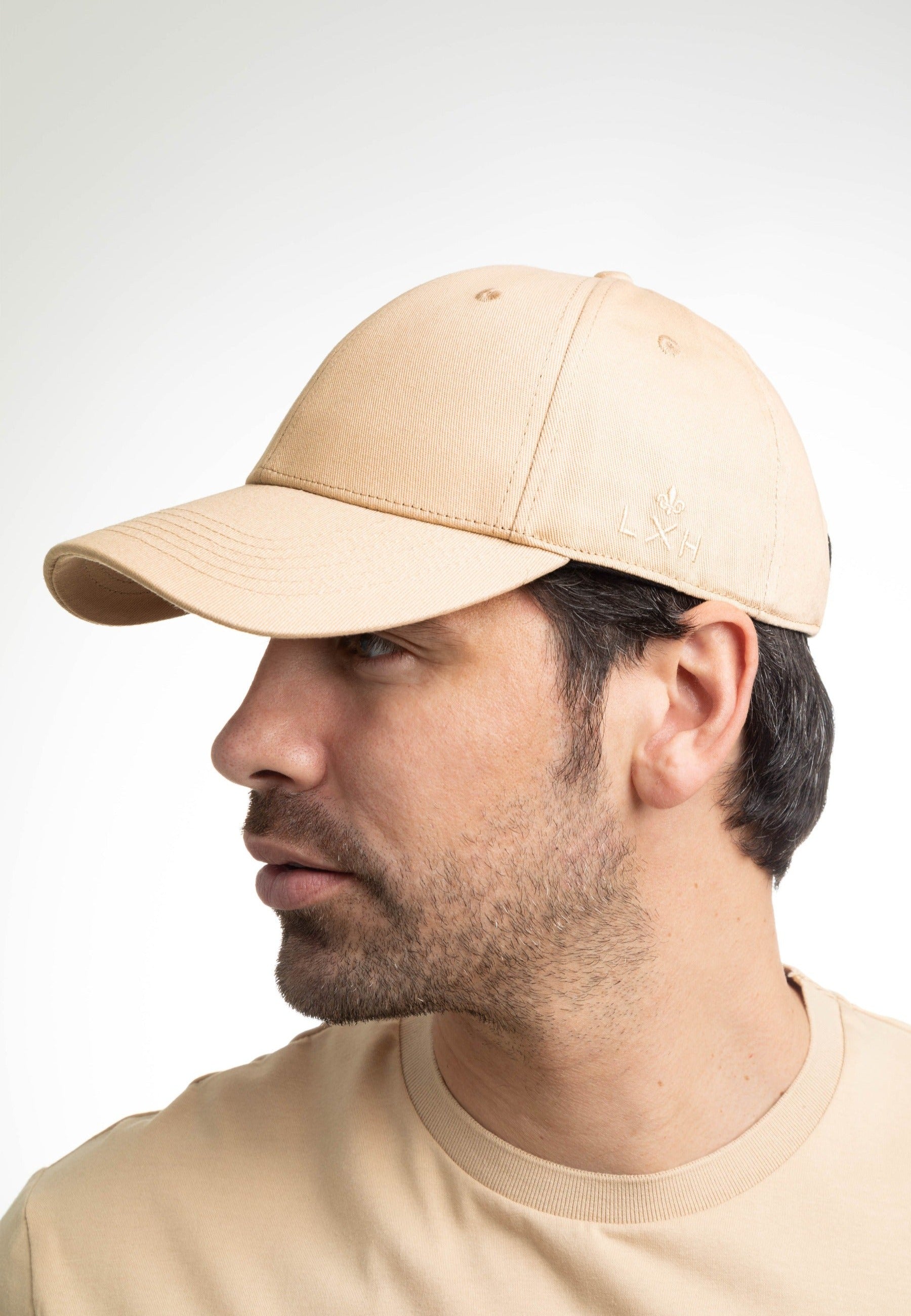 Casquette Coton - ADN en Beige Caps LXH   