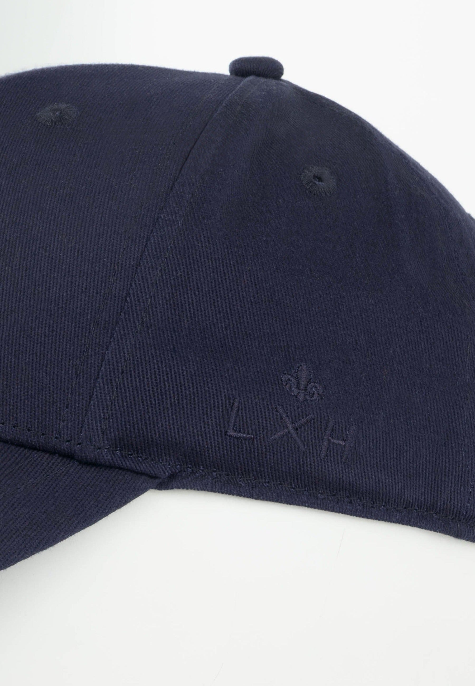 Casquette Coton - ADN en Bleu Marine Caps LXH   