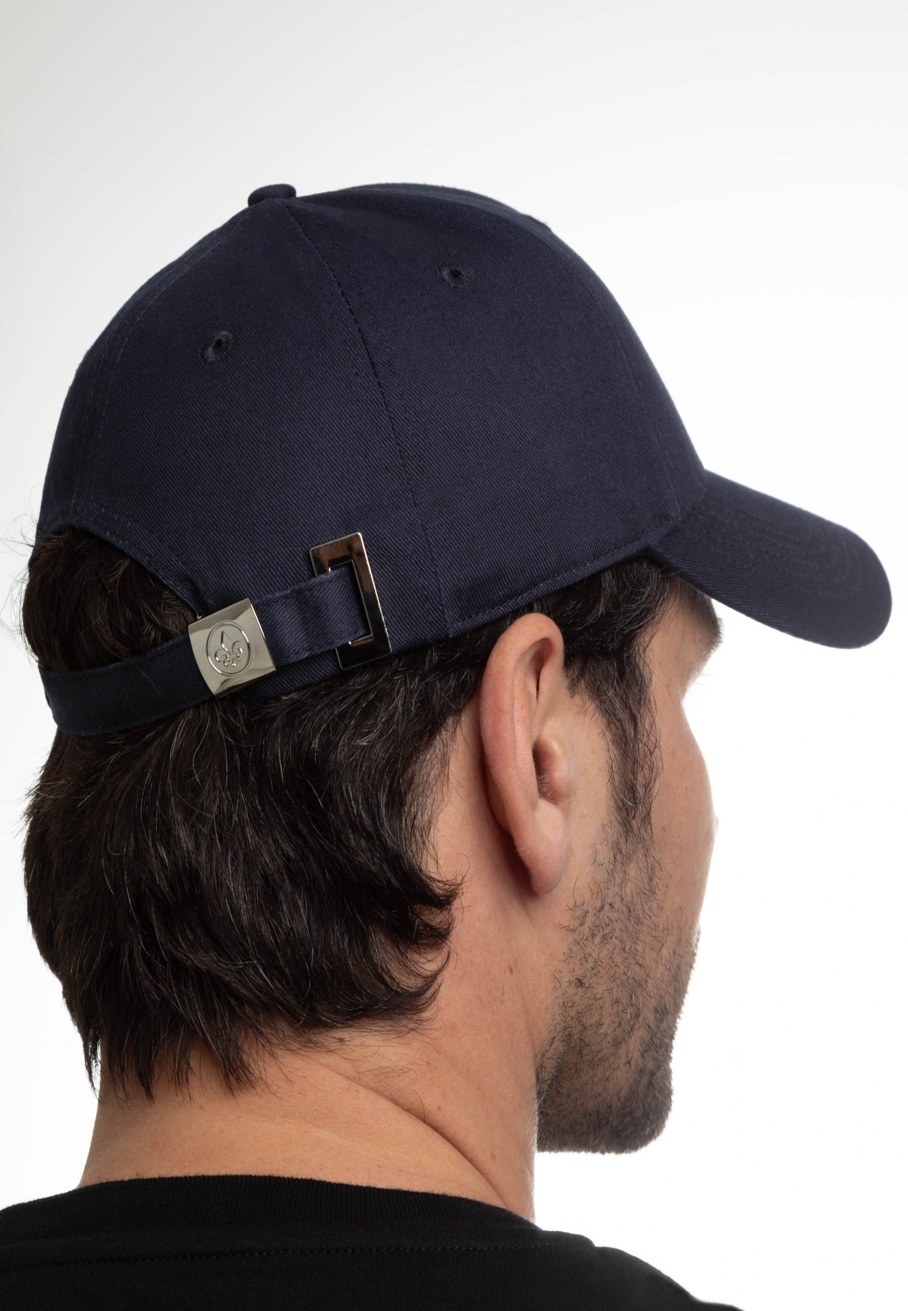 Casquette Coton - ADN en Bleu Marine Caps LXH   