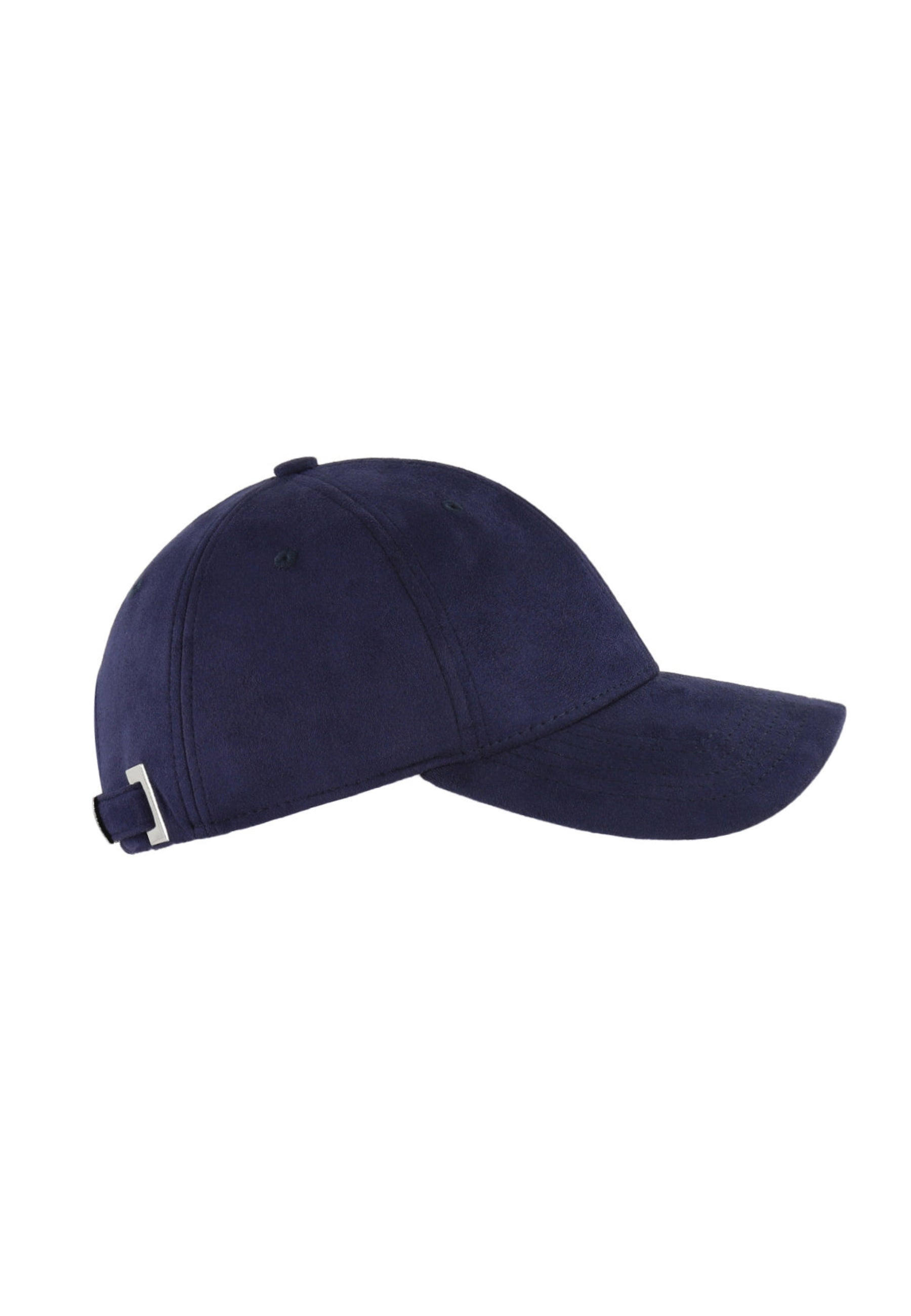 Casquette Suédine en Bleu Marine Caps LXH   