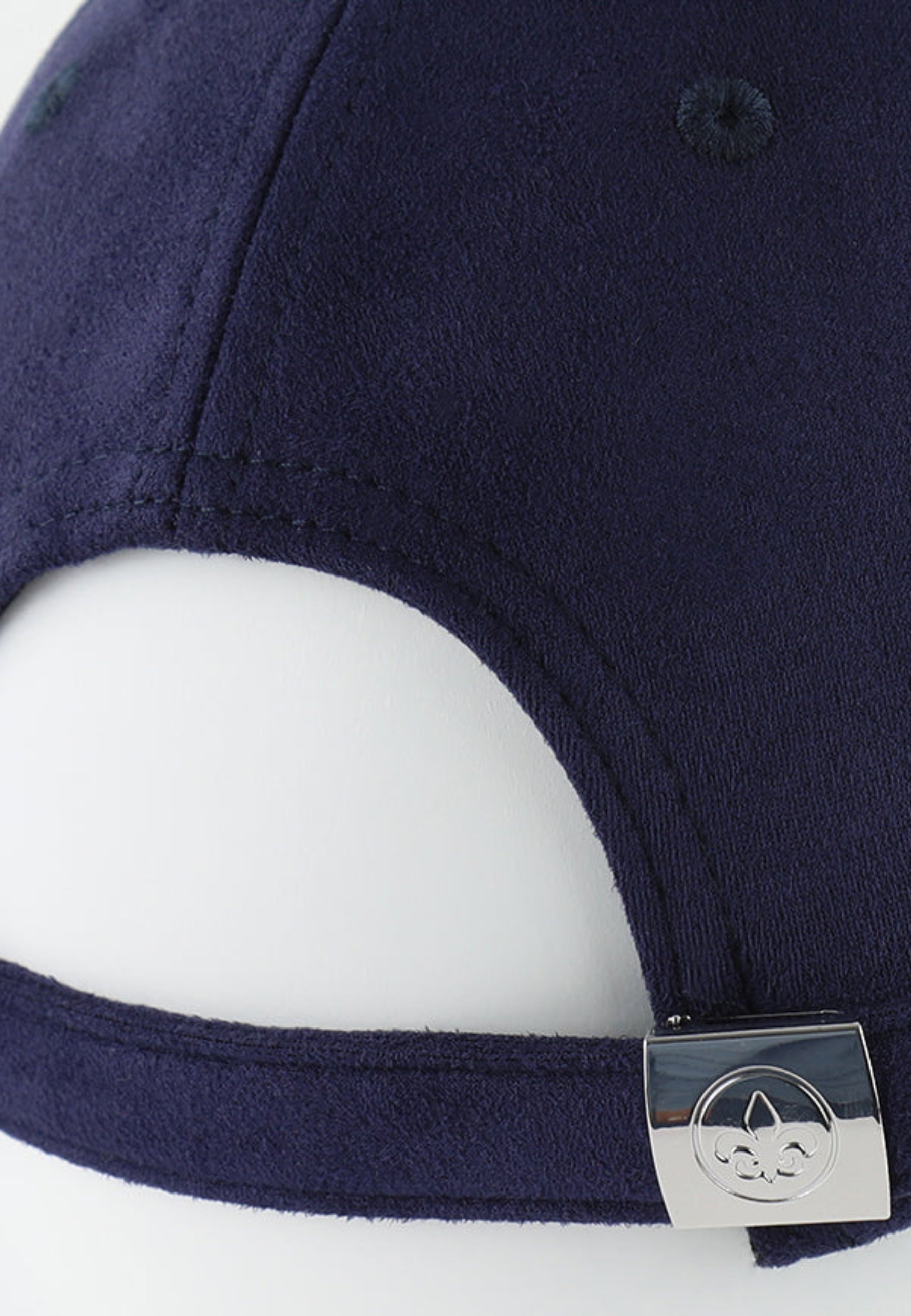 Casquette Suédine en Bleu Marine Caps LXH   