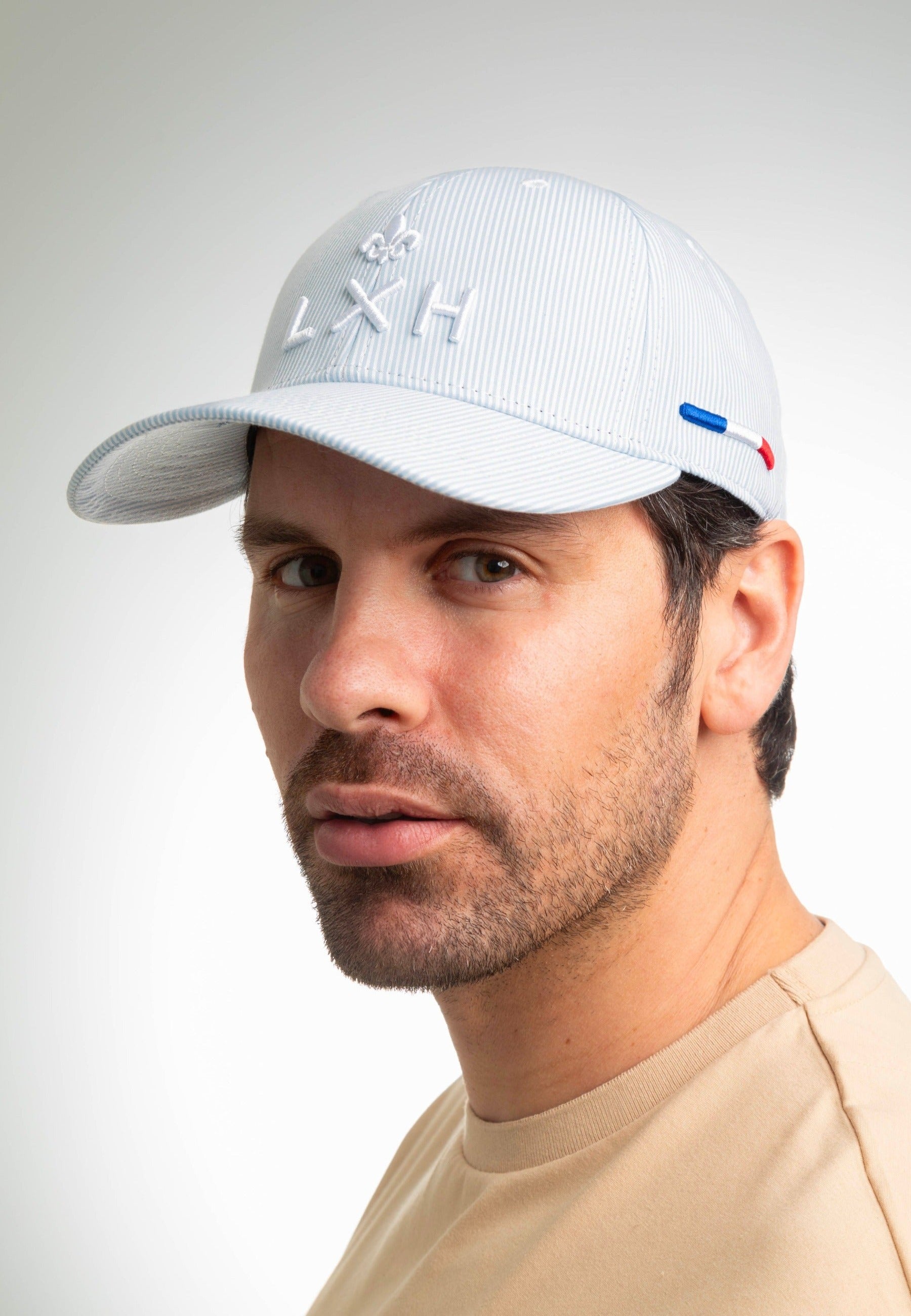 Casquette Ramatuelle en Bleu / Bleu Clair Caps LXH   