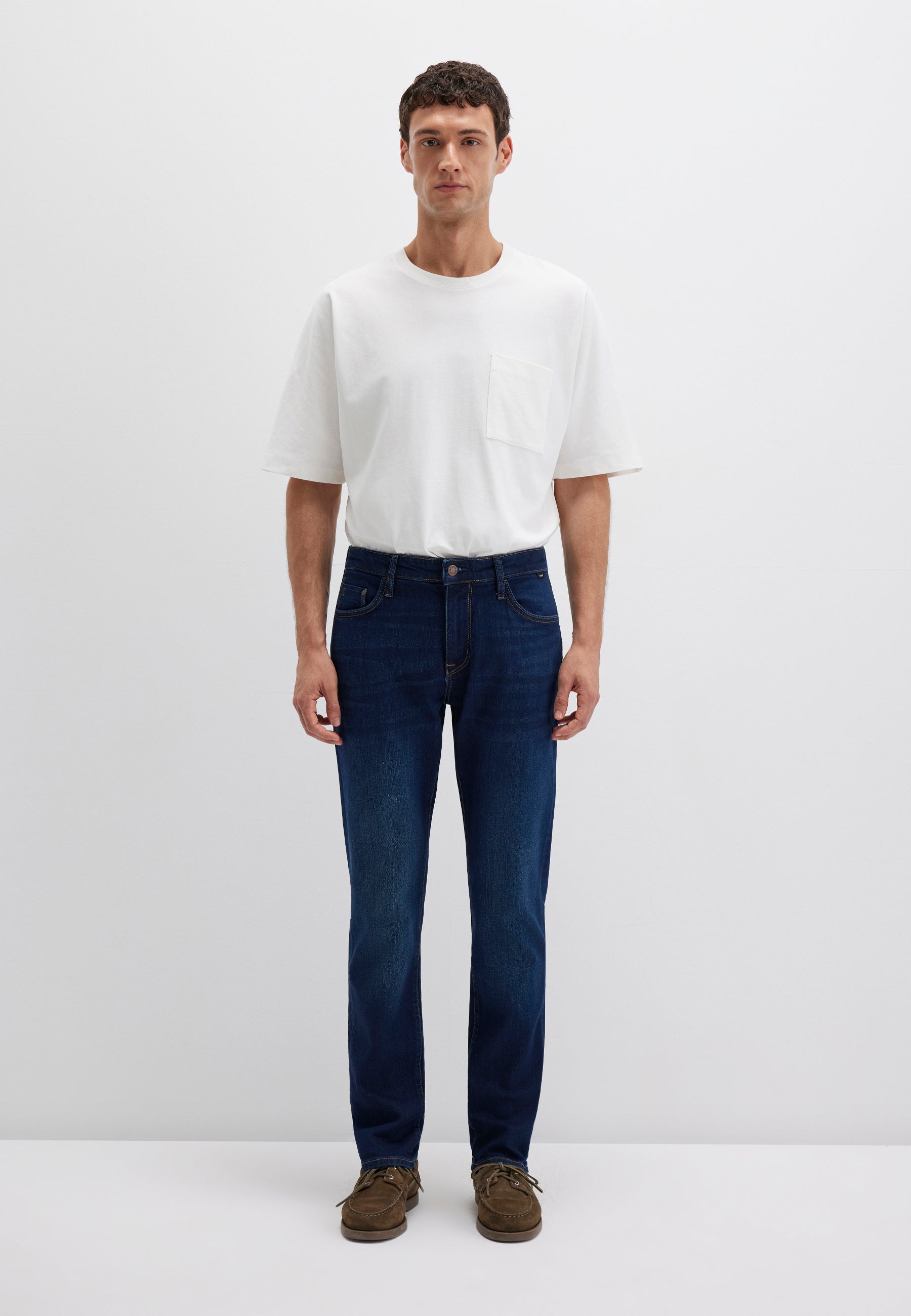 Marcus en jean Vintage Indigo Comfort Mavi