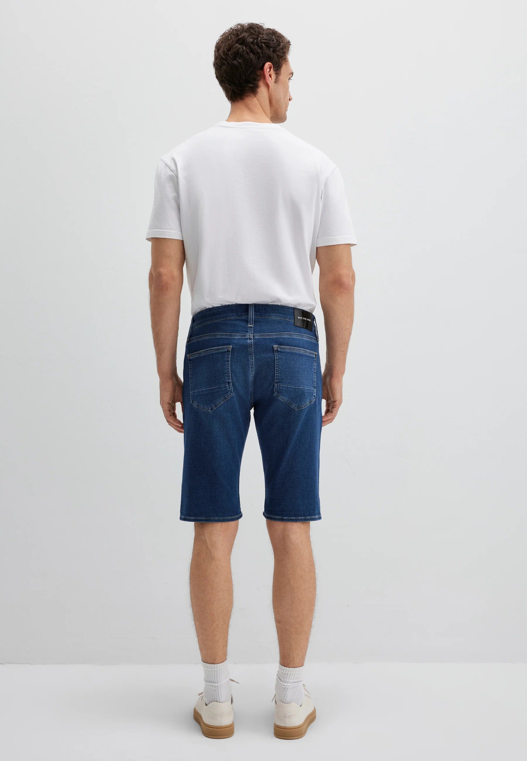 Tim en short jean sportif bleu foncé Mavi