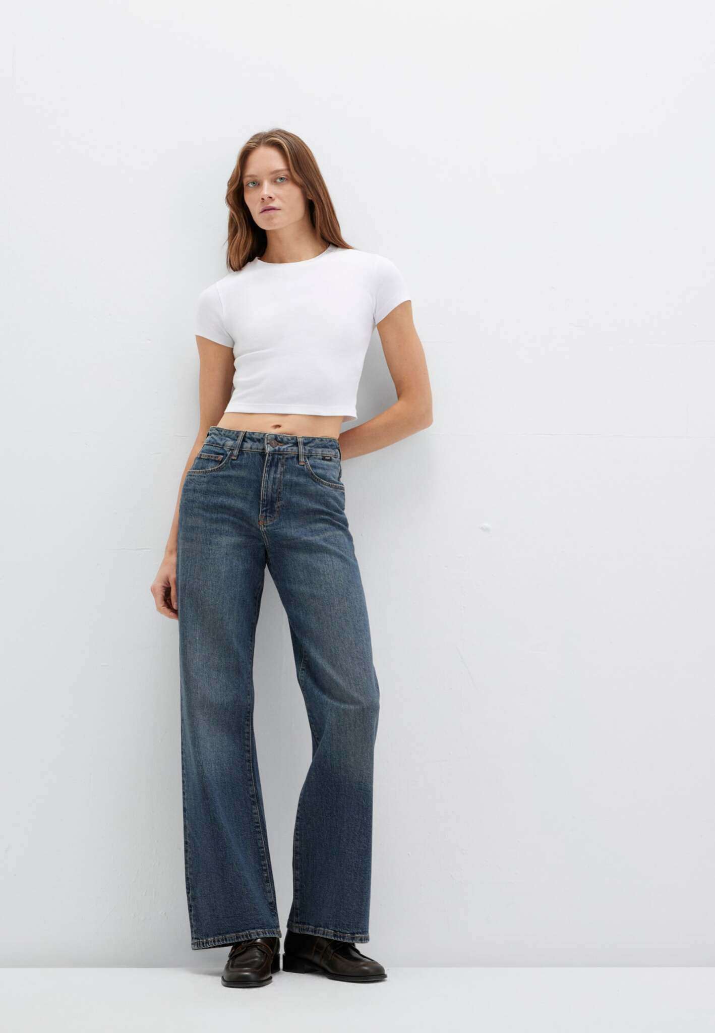 Malibu in Dark Vintage 90S Jeans Mavi