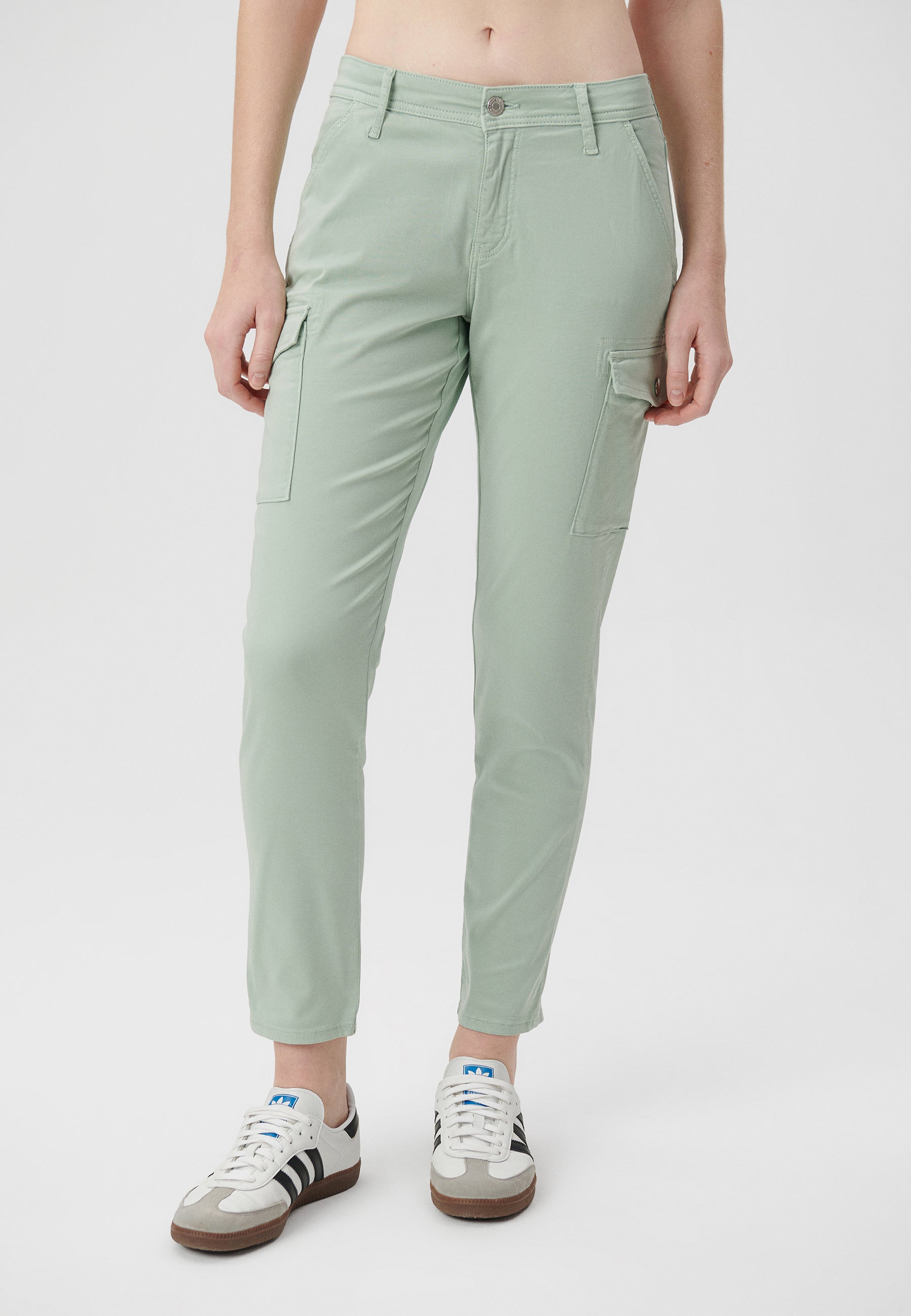 Luzi en satin jadeite Pantalon Mavi   