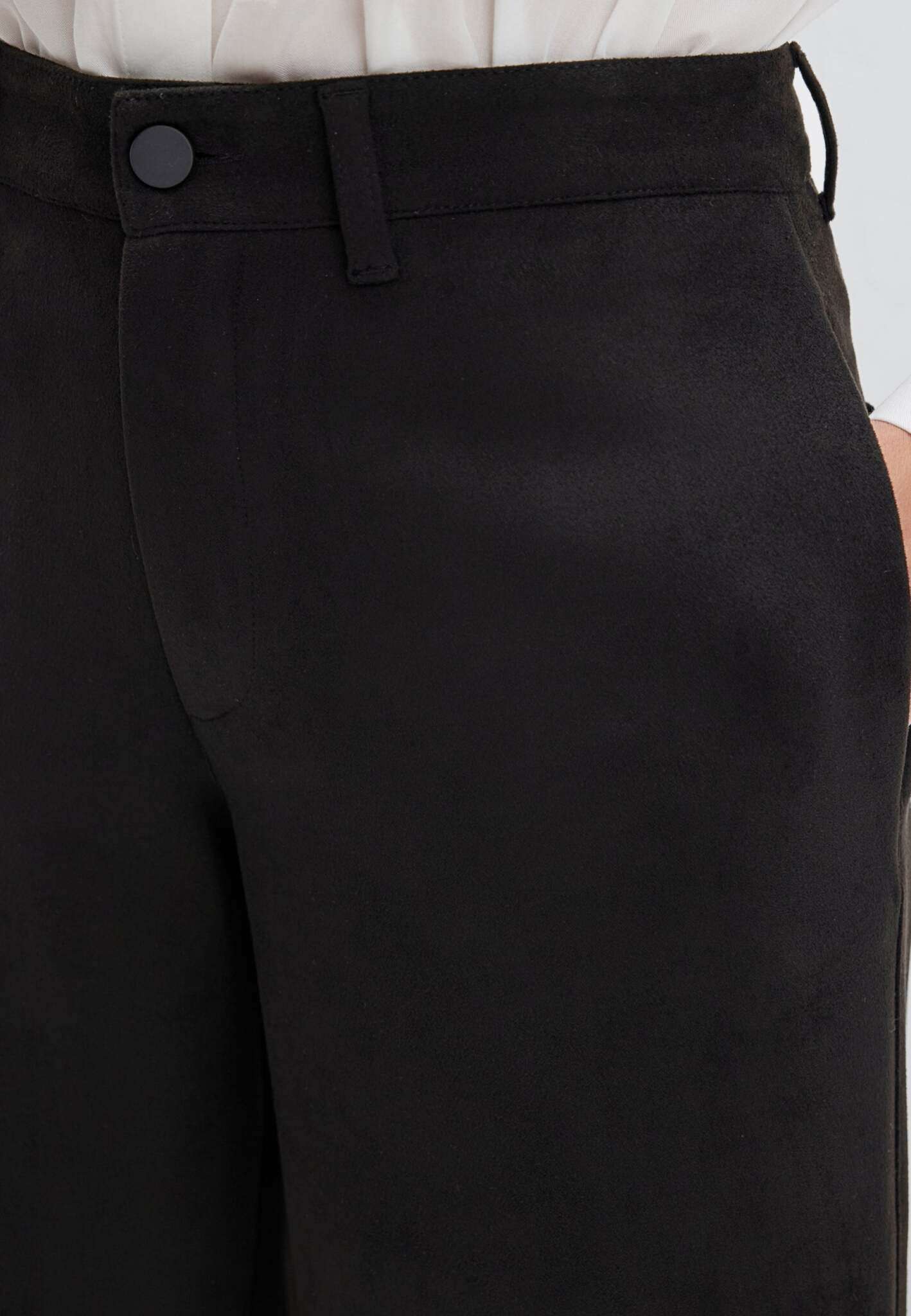 Woven Pants in Black Pantalon Mavi