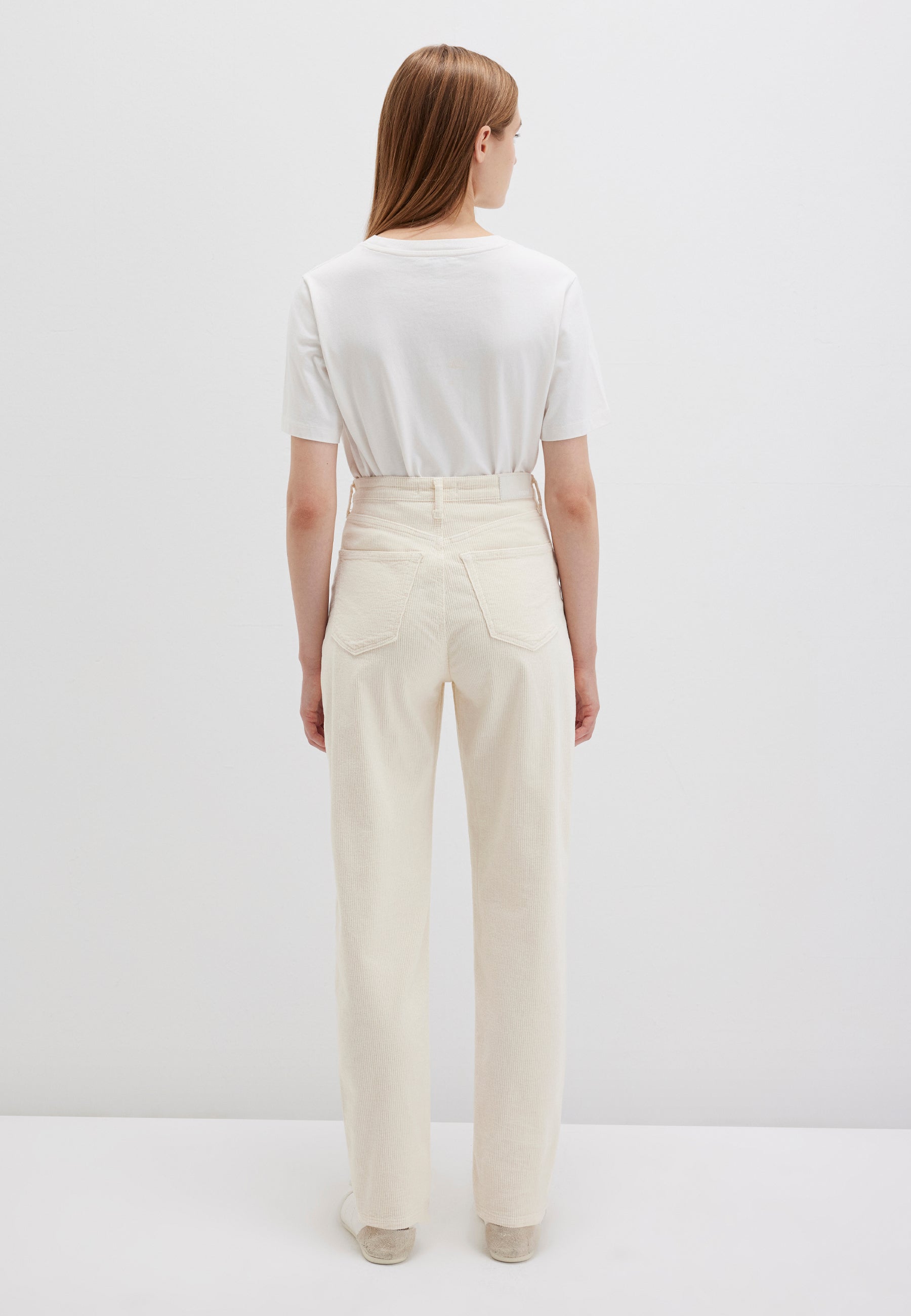 Laura en angora velours côtelé pantalon Mavi
