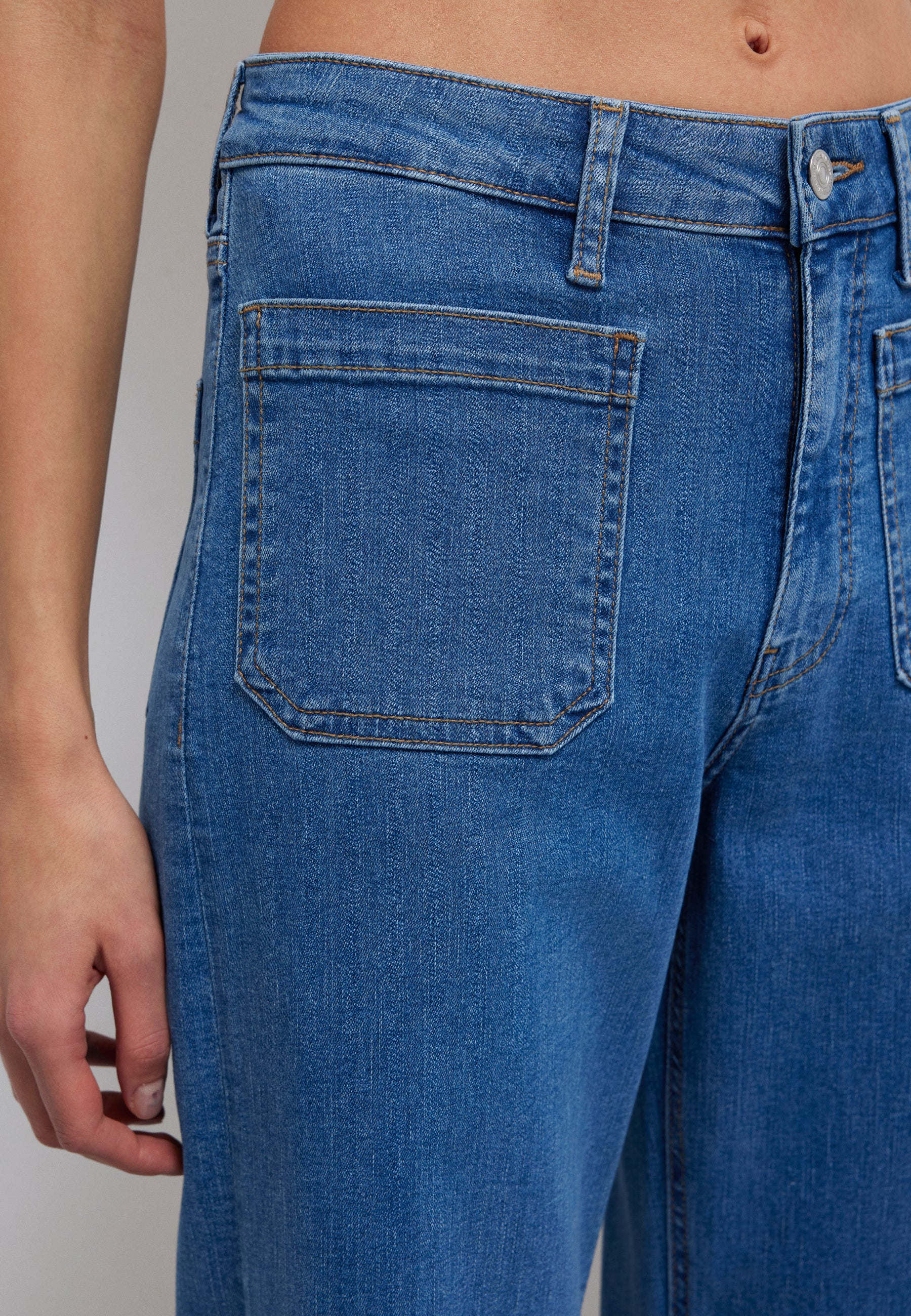 Malibu Marine en Mid Str Jeans Mavi