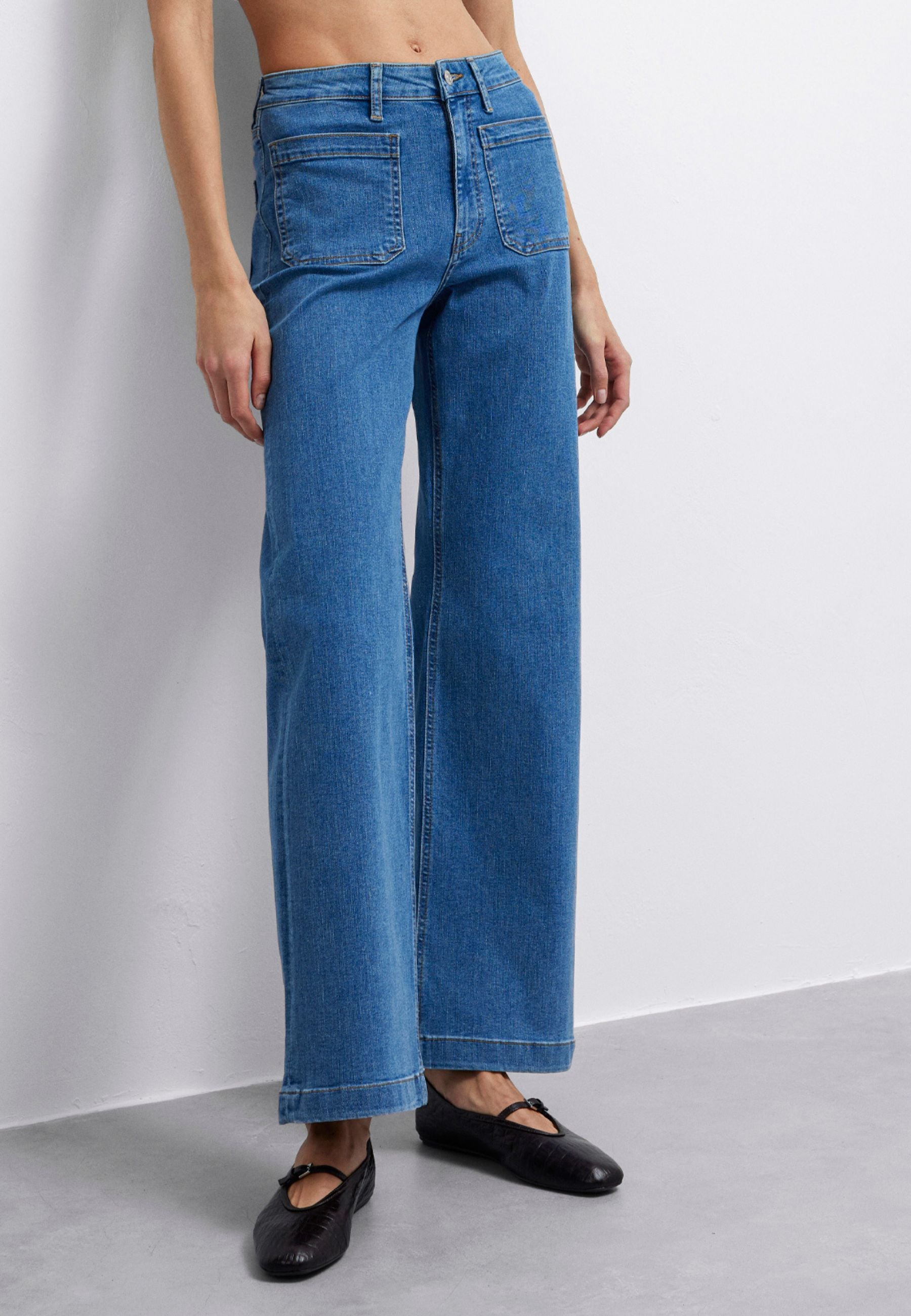 Malibu Marine en Mid Str Jeans Mavi