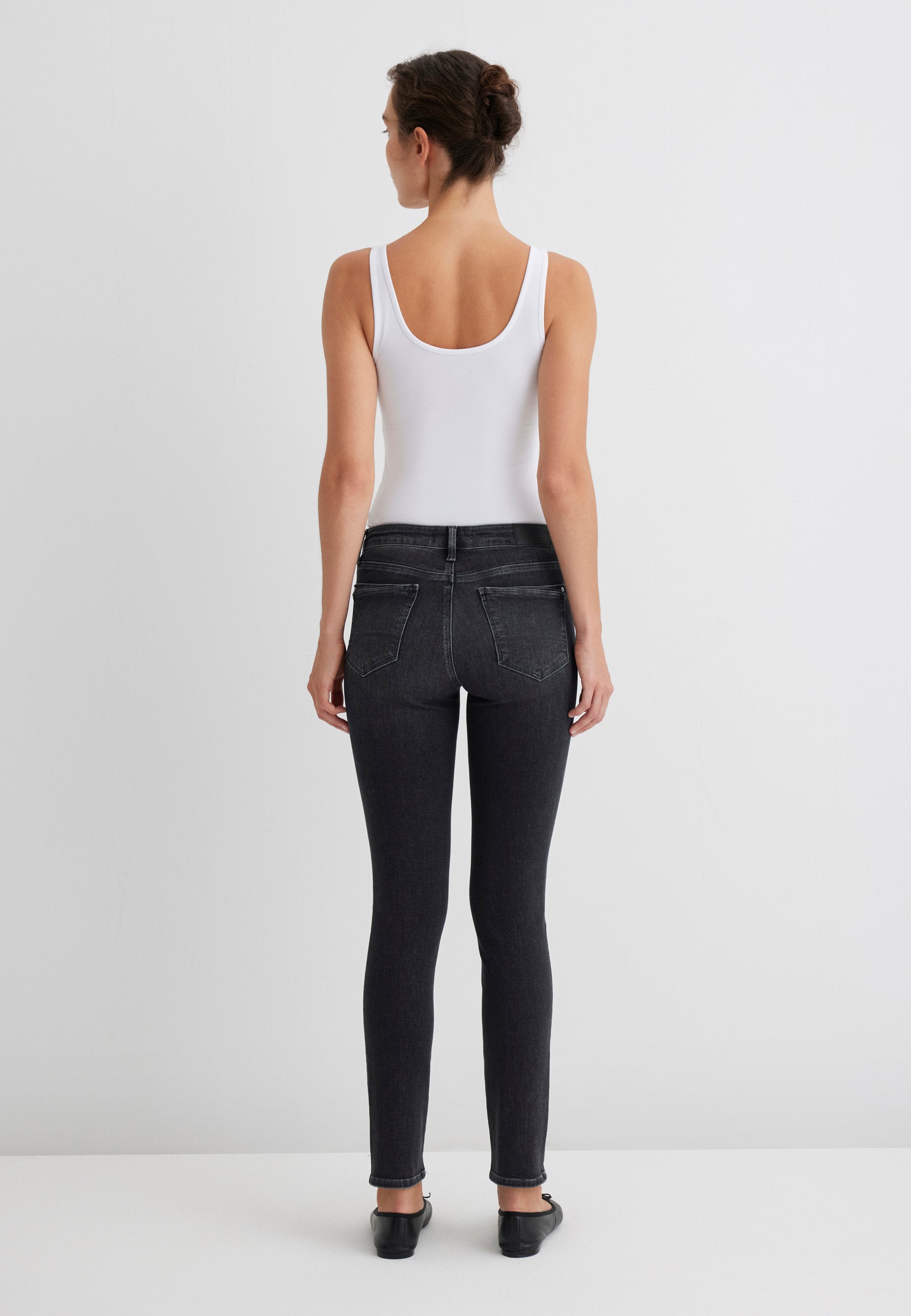 Sophie en smoke brushed glam jeans Mavi