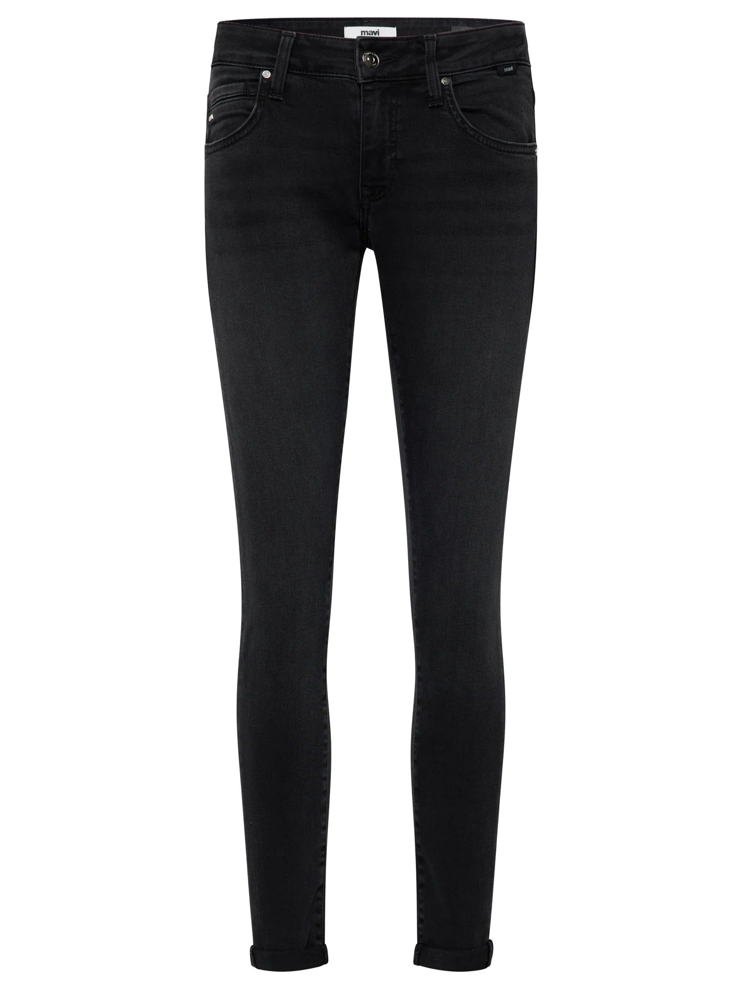 Lexy in Mid Smoke Glam Jeans Mavi