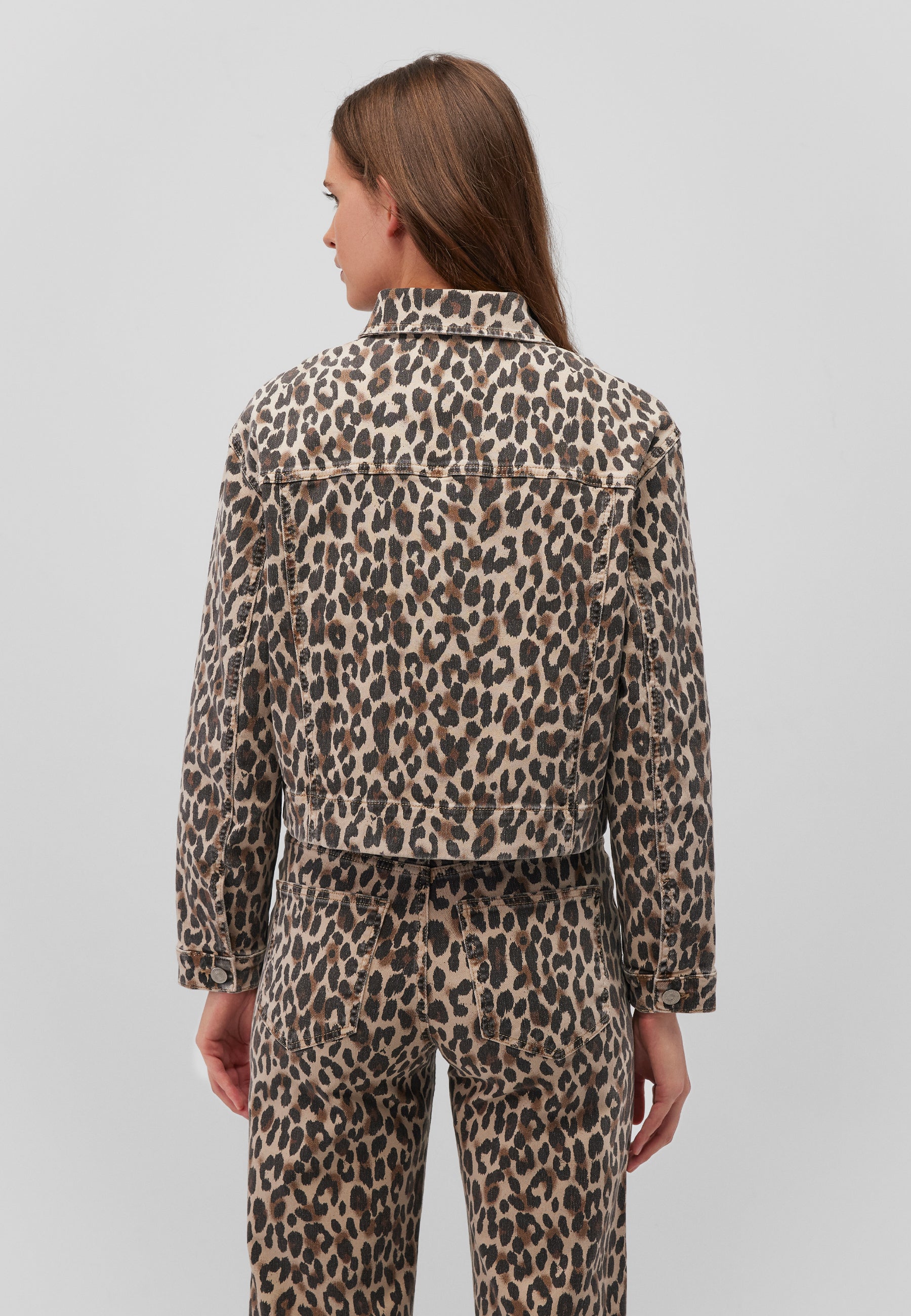 Maren dans Leopard Denim Vestes Mavi