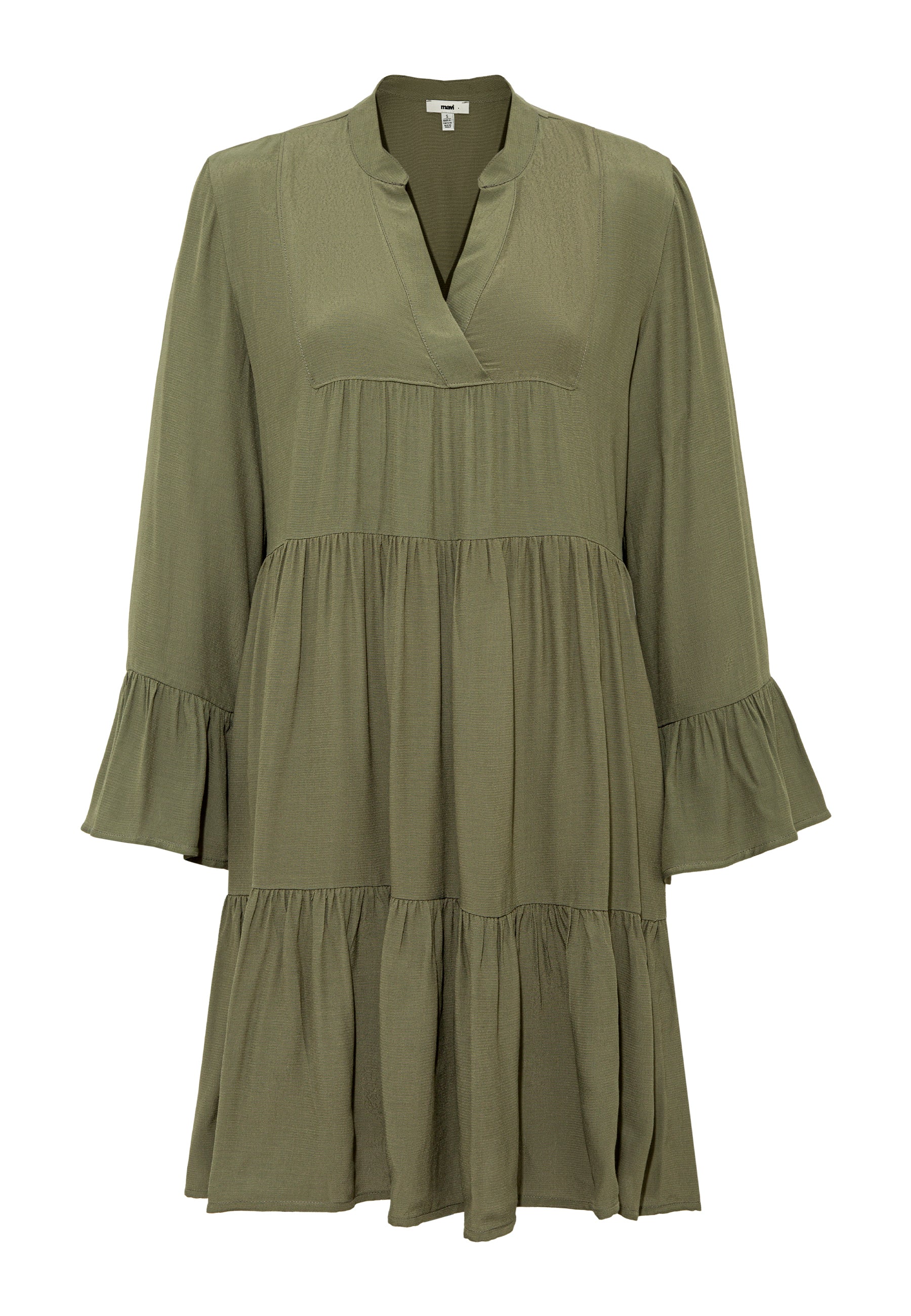 Woven Dress in Tea Leaf Robes Mavi   