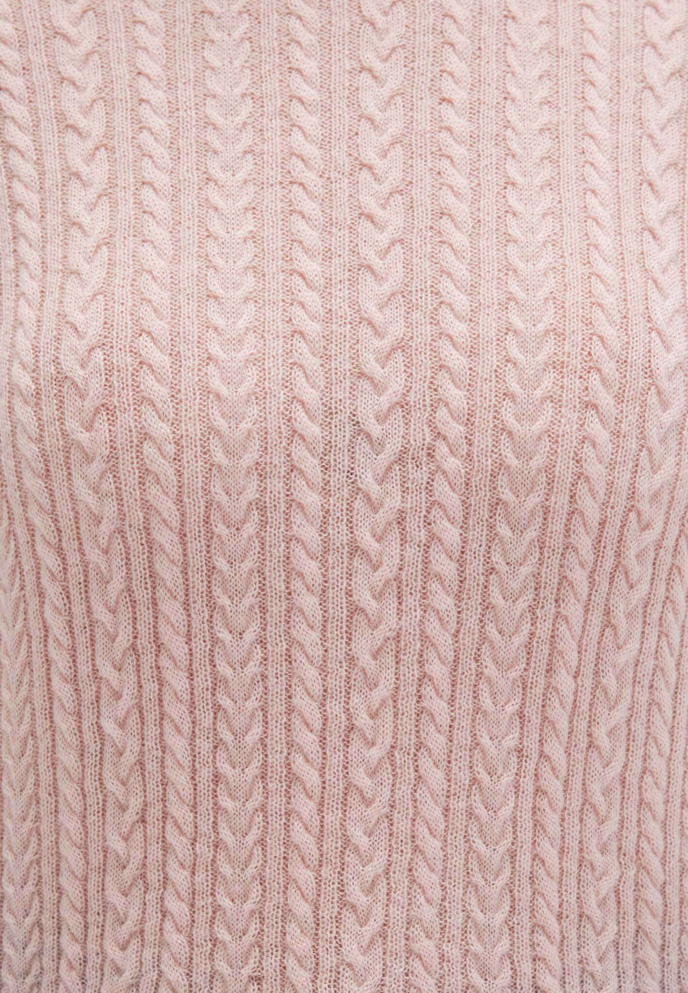 Tricot à manches courtes en Lotus Melange Pull Mavi