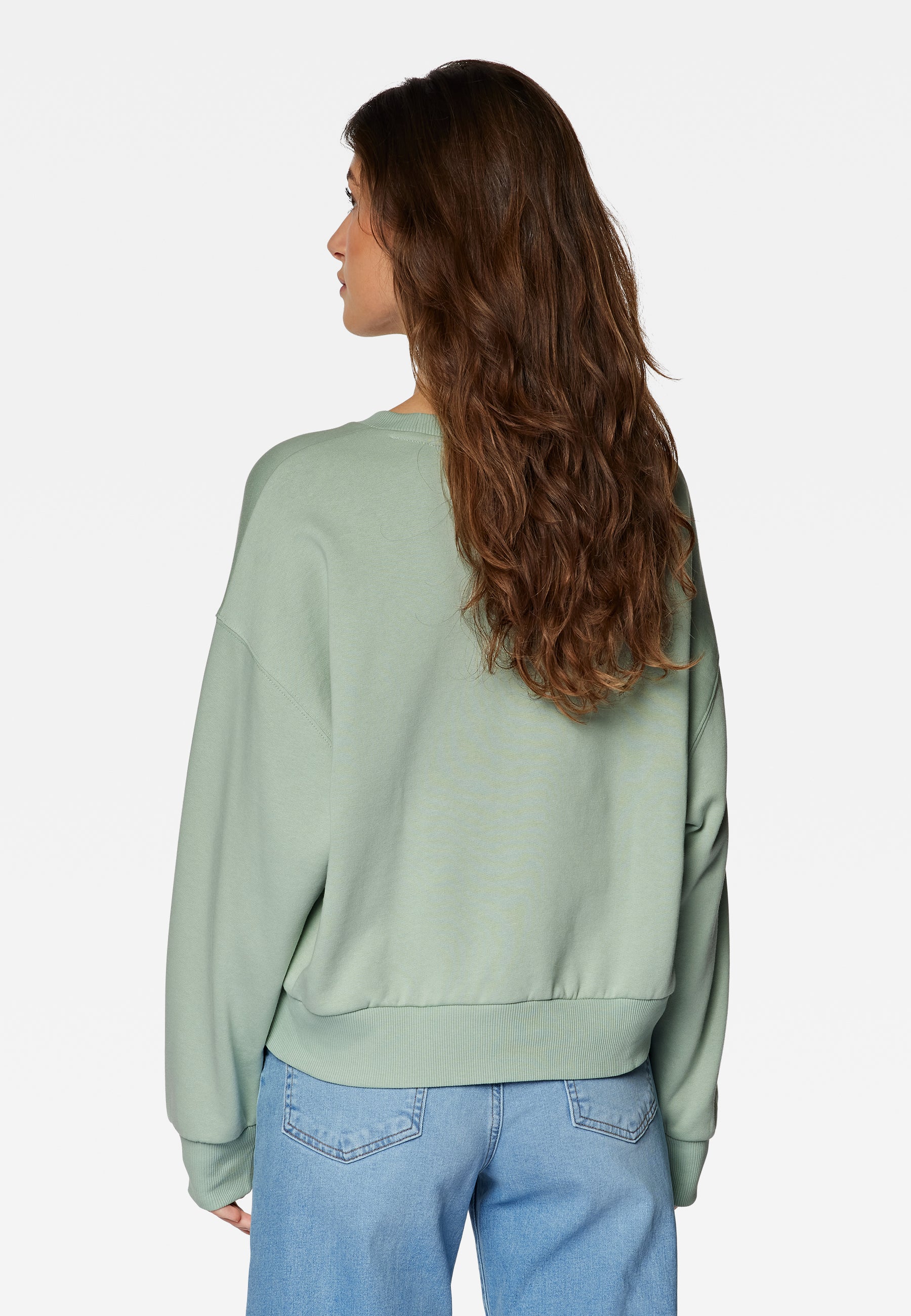 Sweat-shirt ras du cou en jadeite Sweatshirts Mavi   