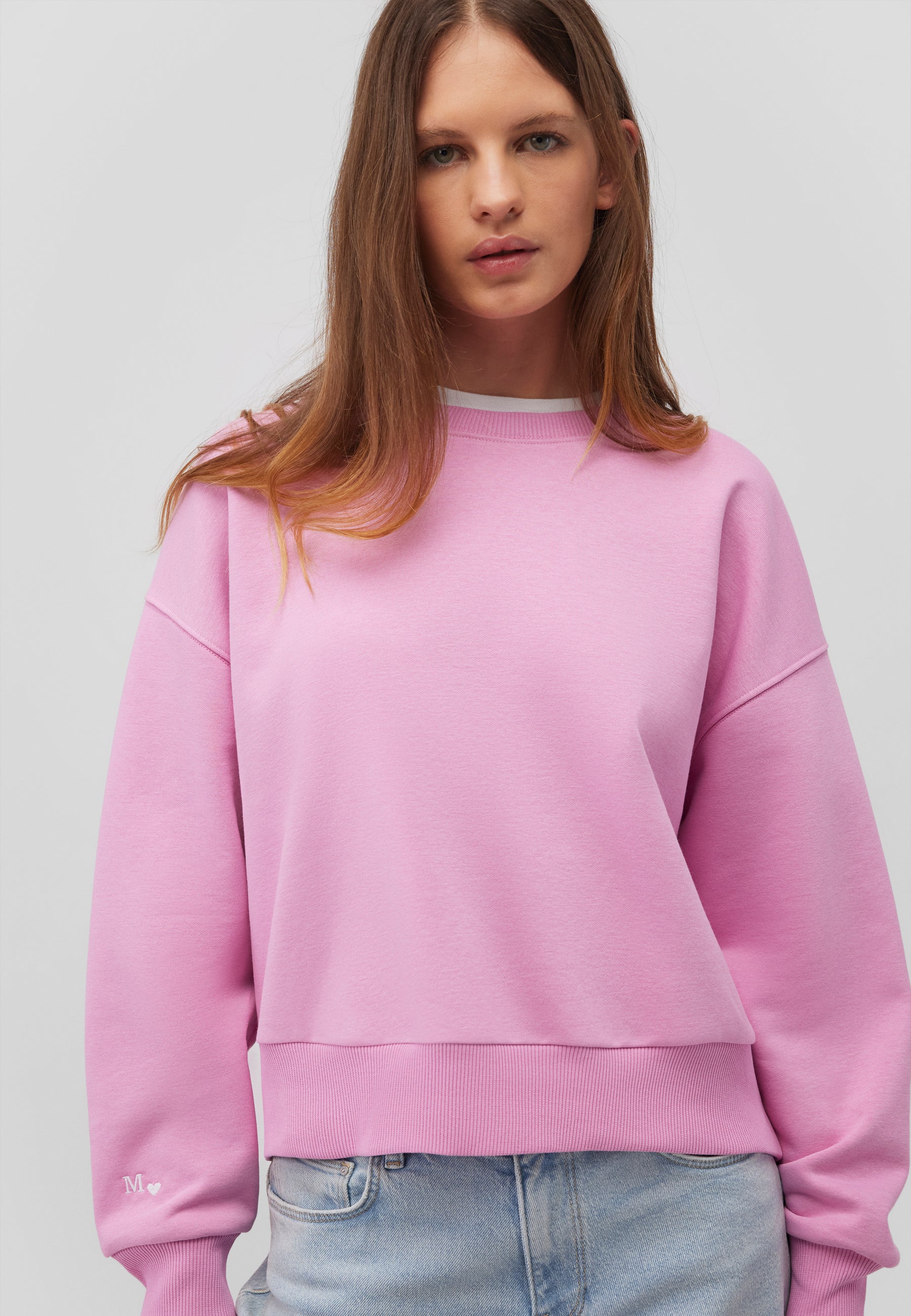 Sweatshirt ras du cou en moonlite mauve Sweatshirts Mavi