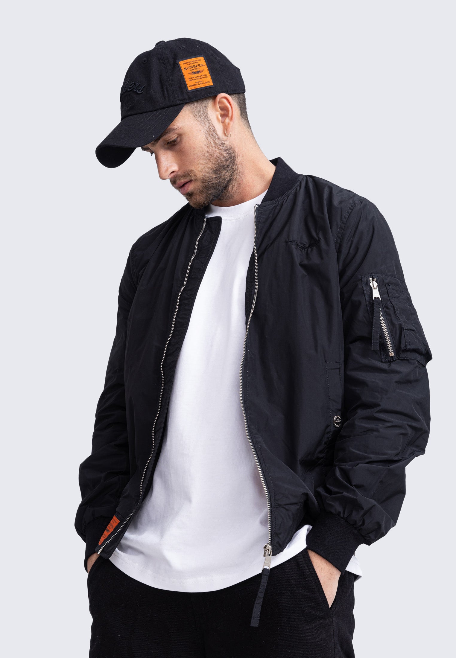 MA1 M Bomber in Black Vestes Bombers Original   