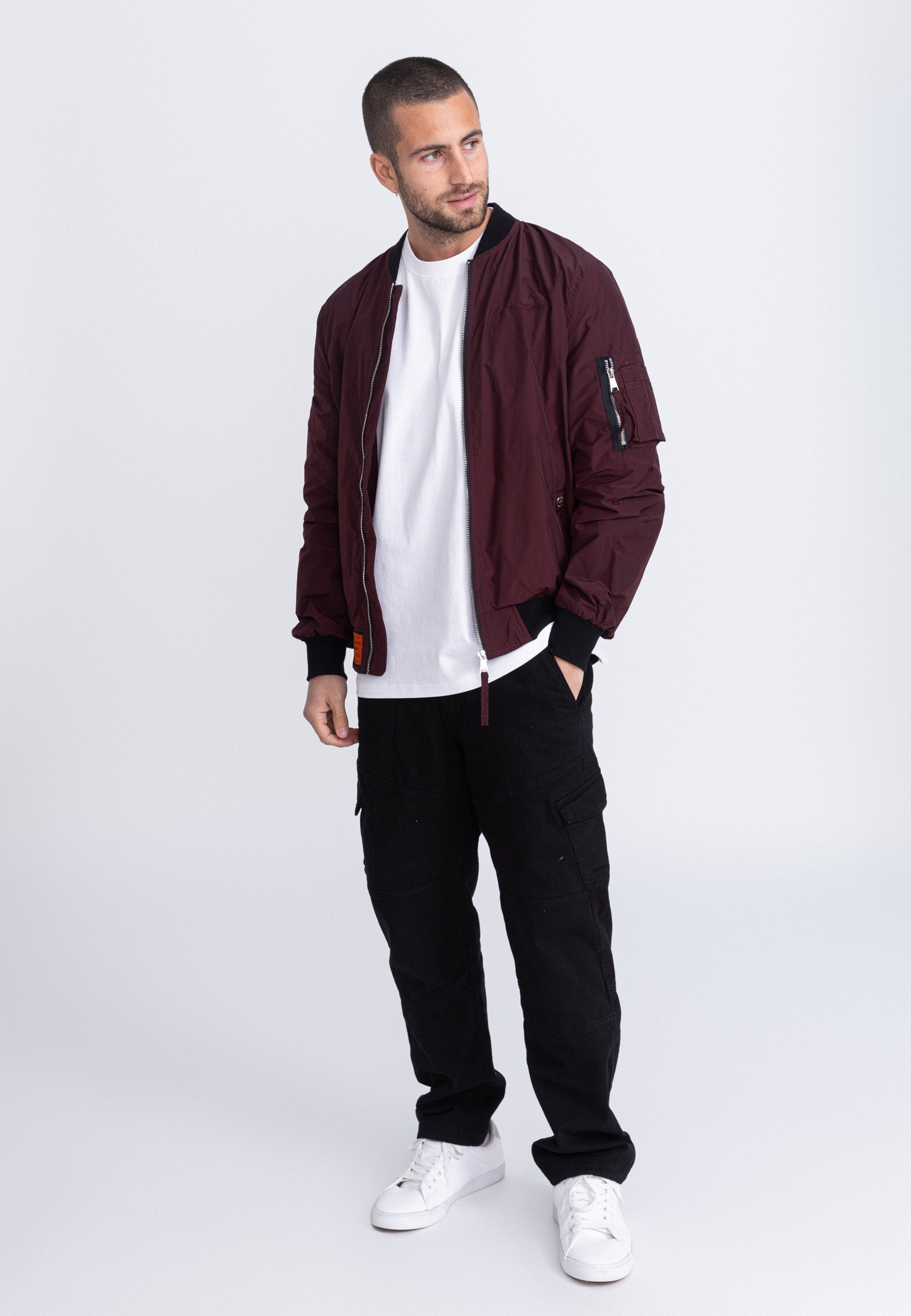 MA1 M Bomber en Bourgogne Vestes Bombers Original   