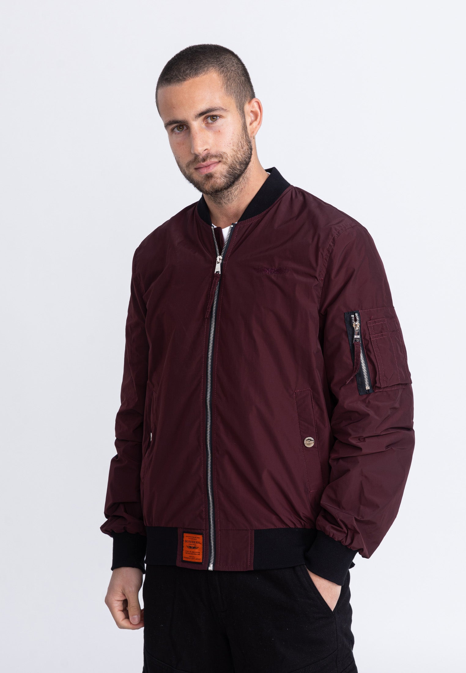 MA1 M Bomber en Bourgogne Vestes Bombers Original   